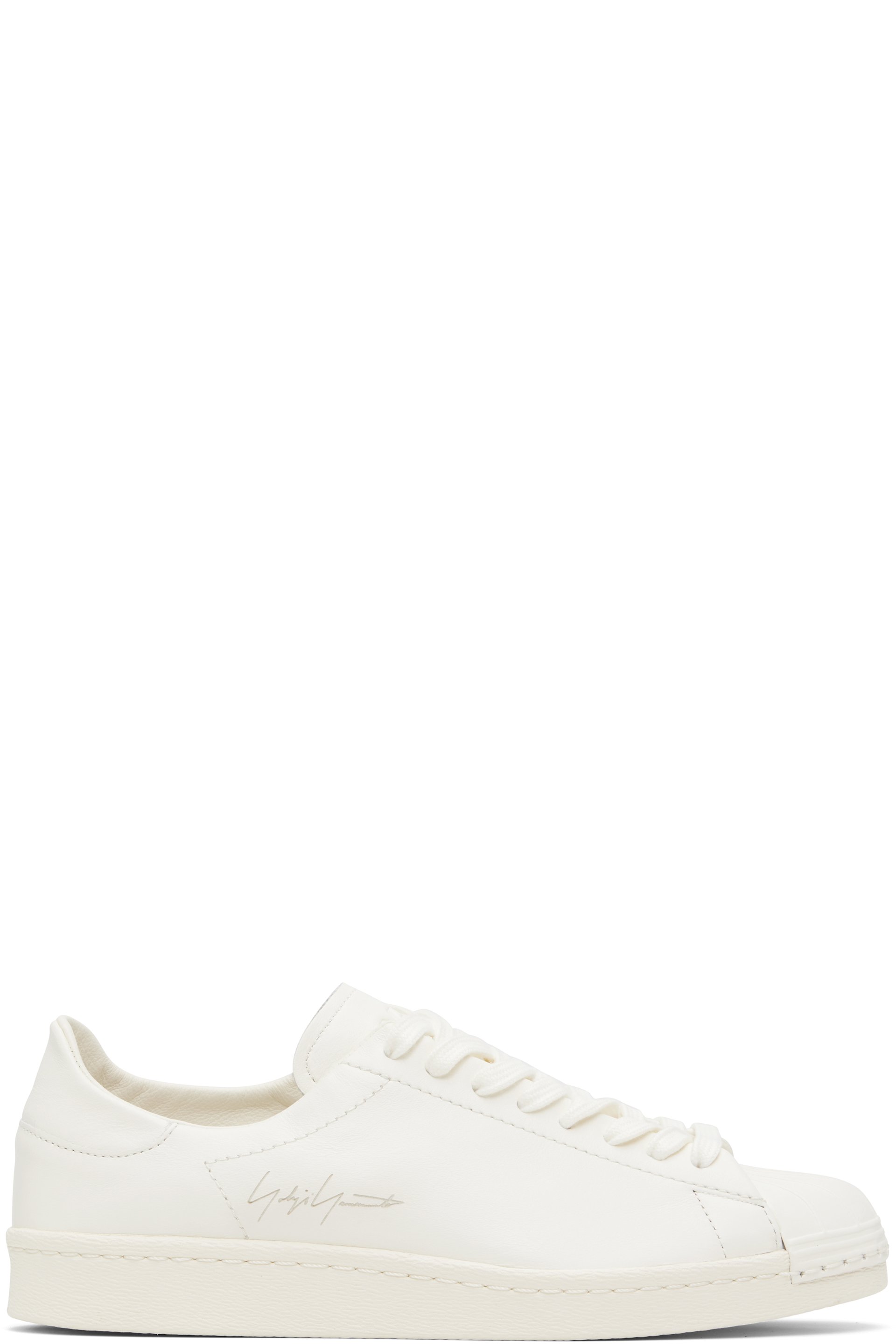 Y-3 - White Superstar Sneakers