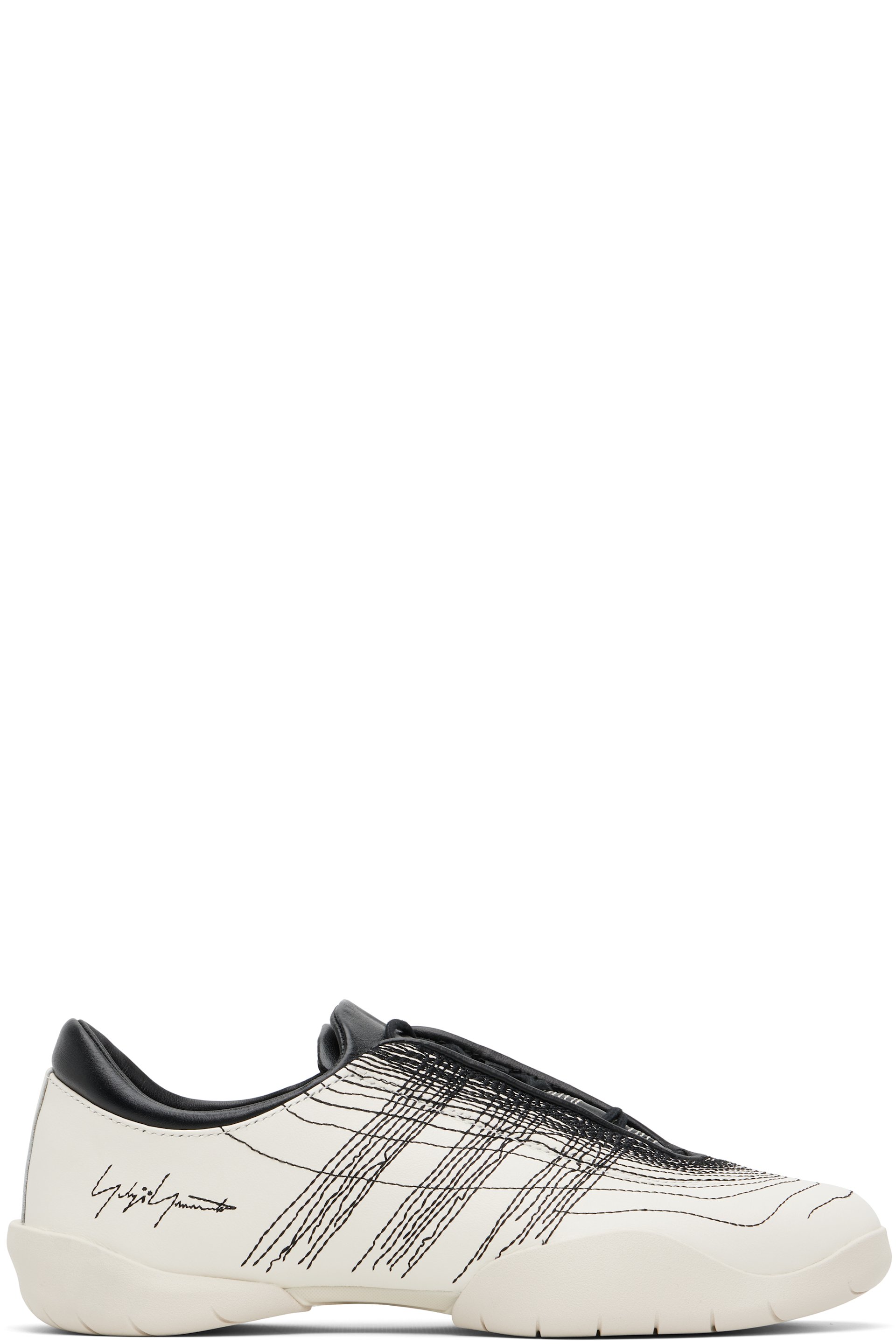 Y-3 - White Regu Sneakers