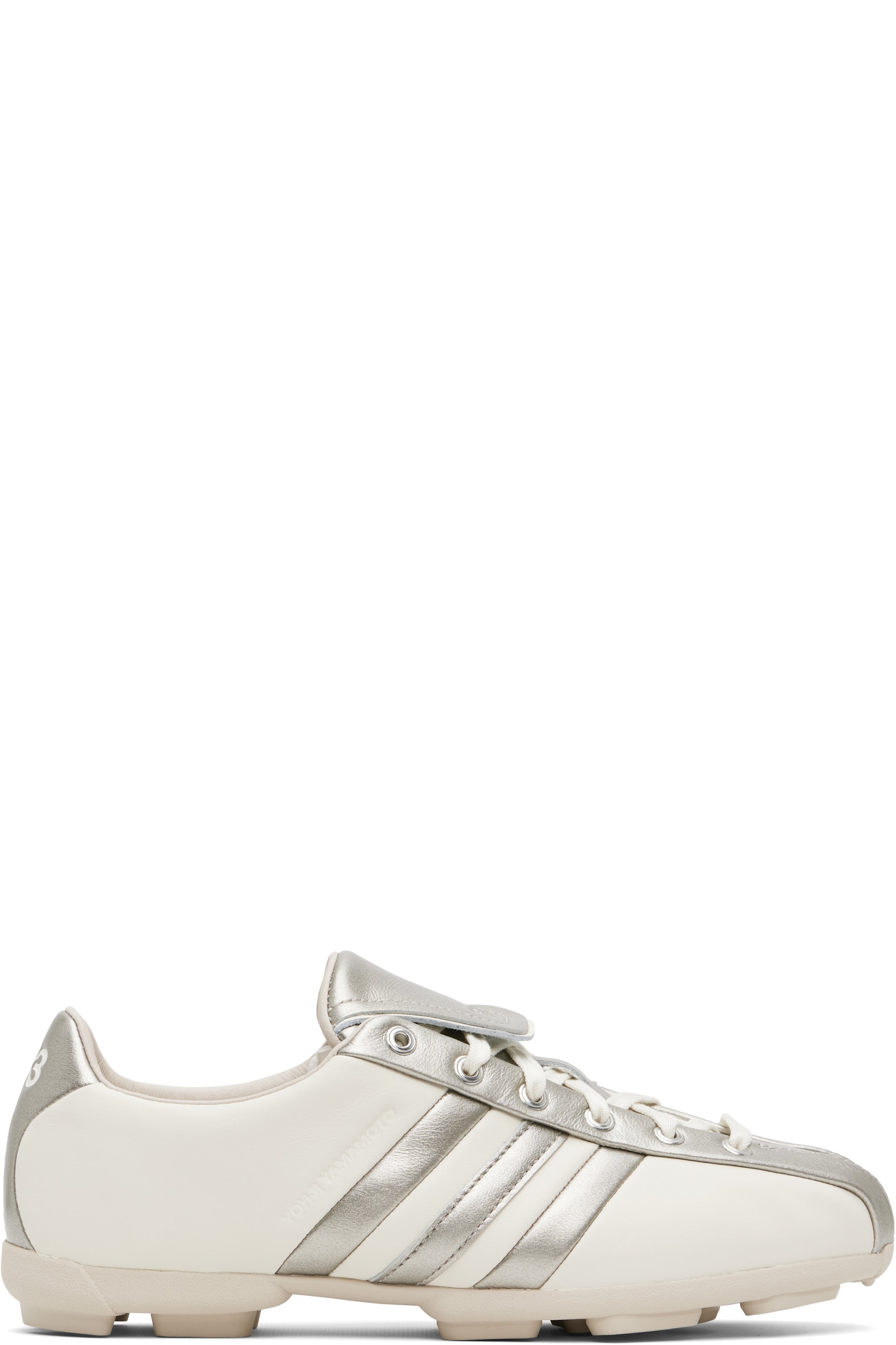 Y-3 - White & Silver Field Sneakers