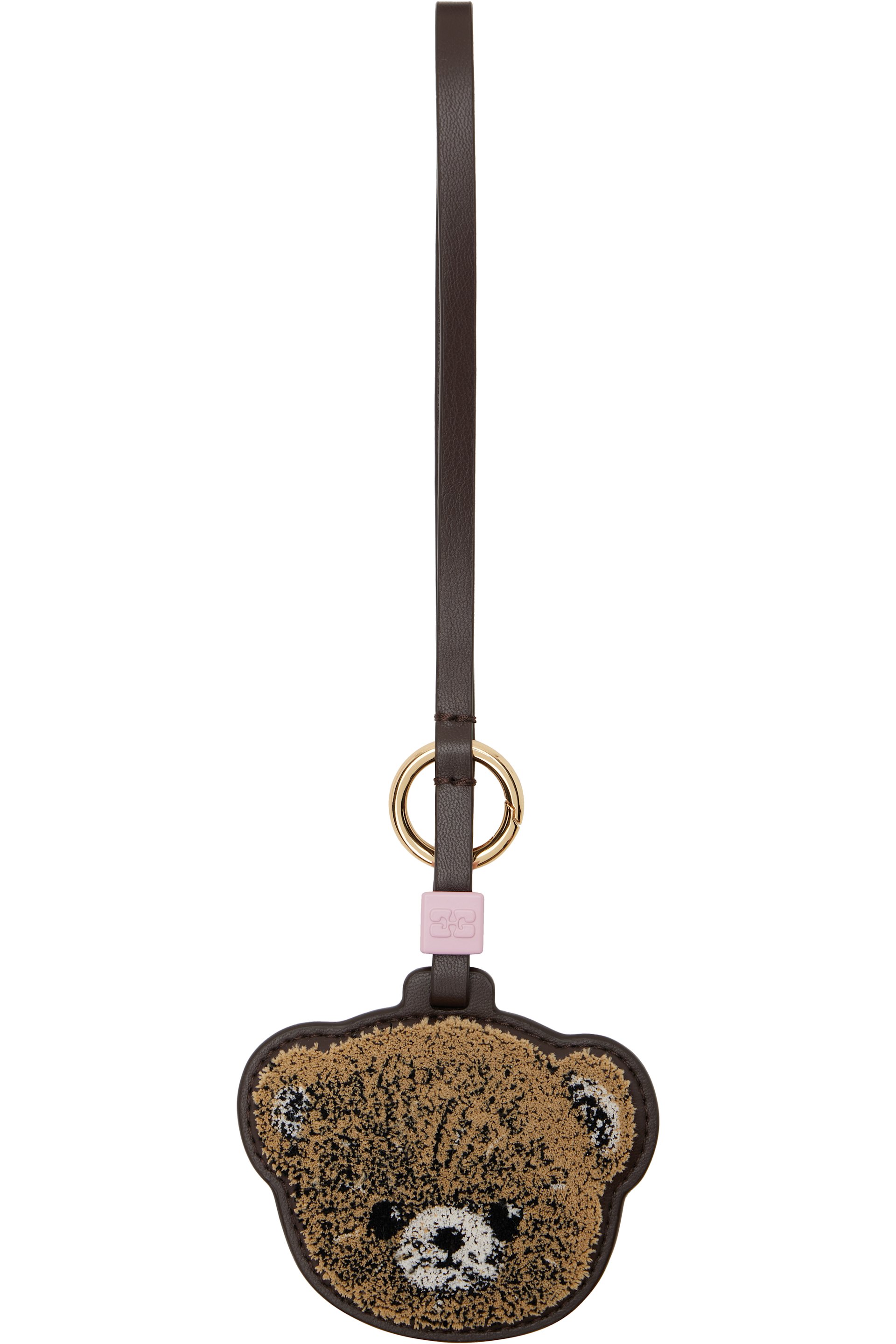 GANNI - Brown Teddy Bear Bag Charm