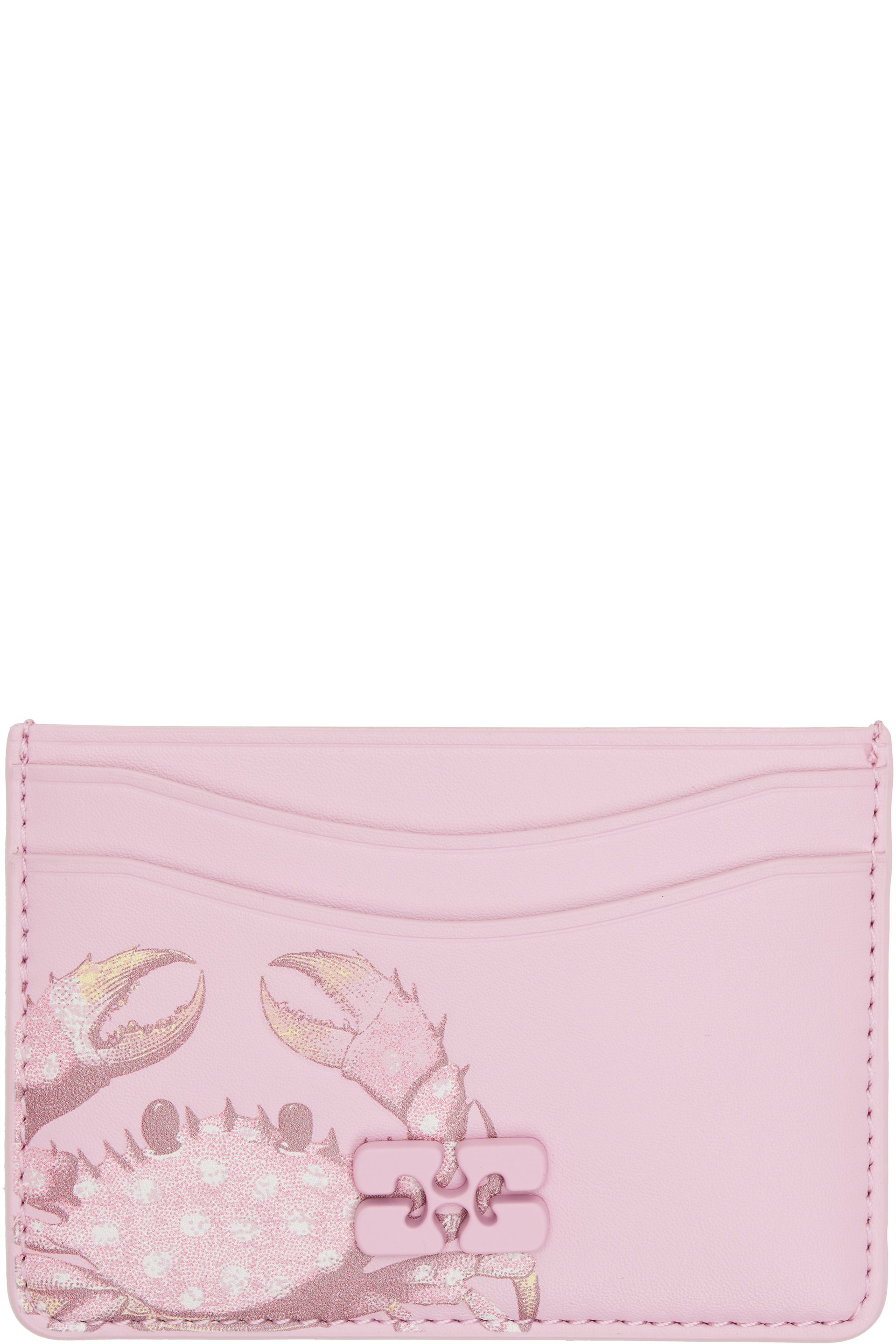 GANNI - Pink Bou Card Holder