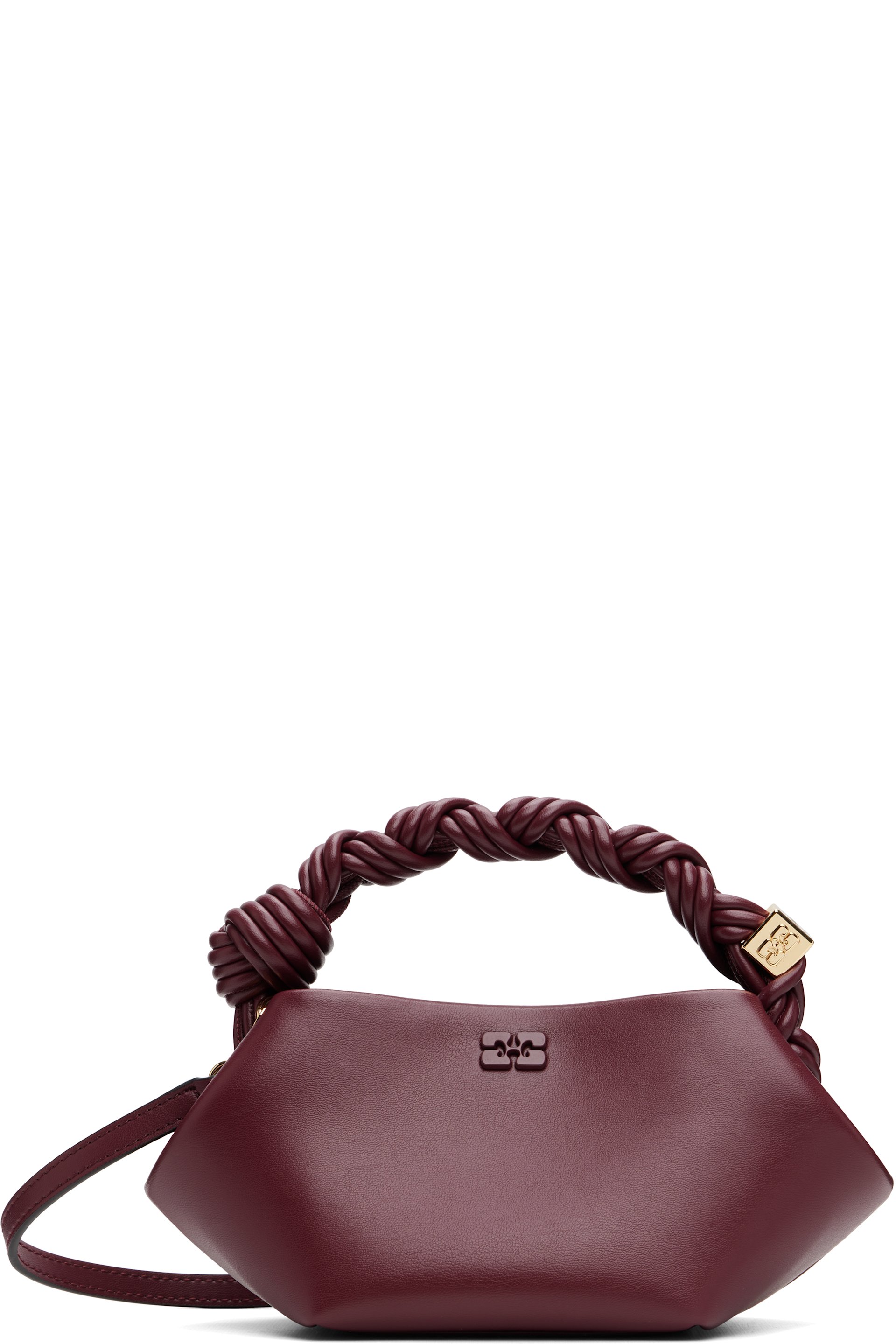 GANNI - Burgundy Mini Bou Bag