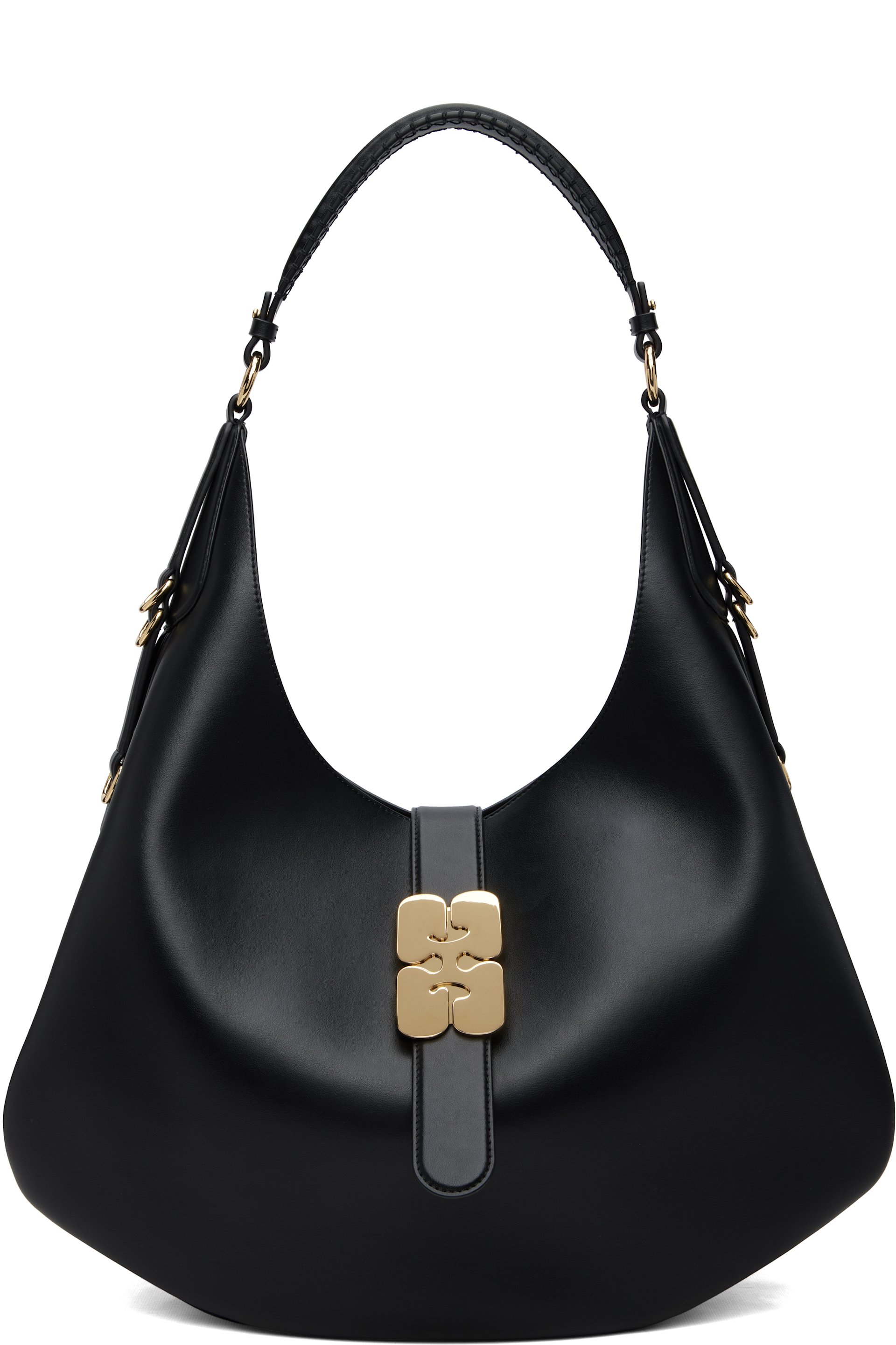 GANNI - Black Large Kat Bag