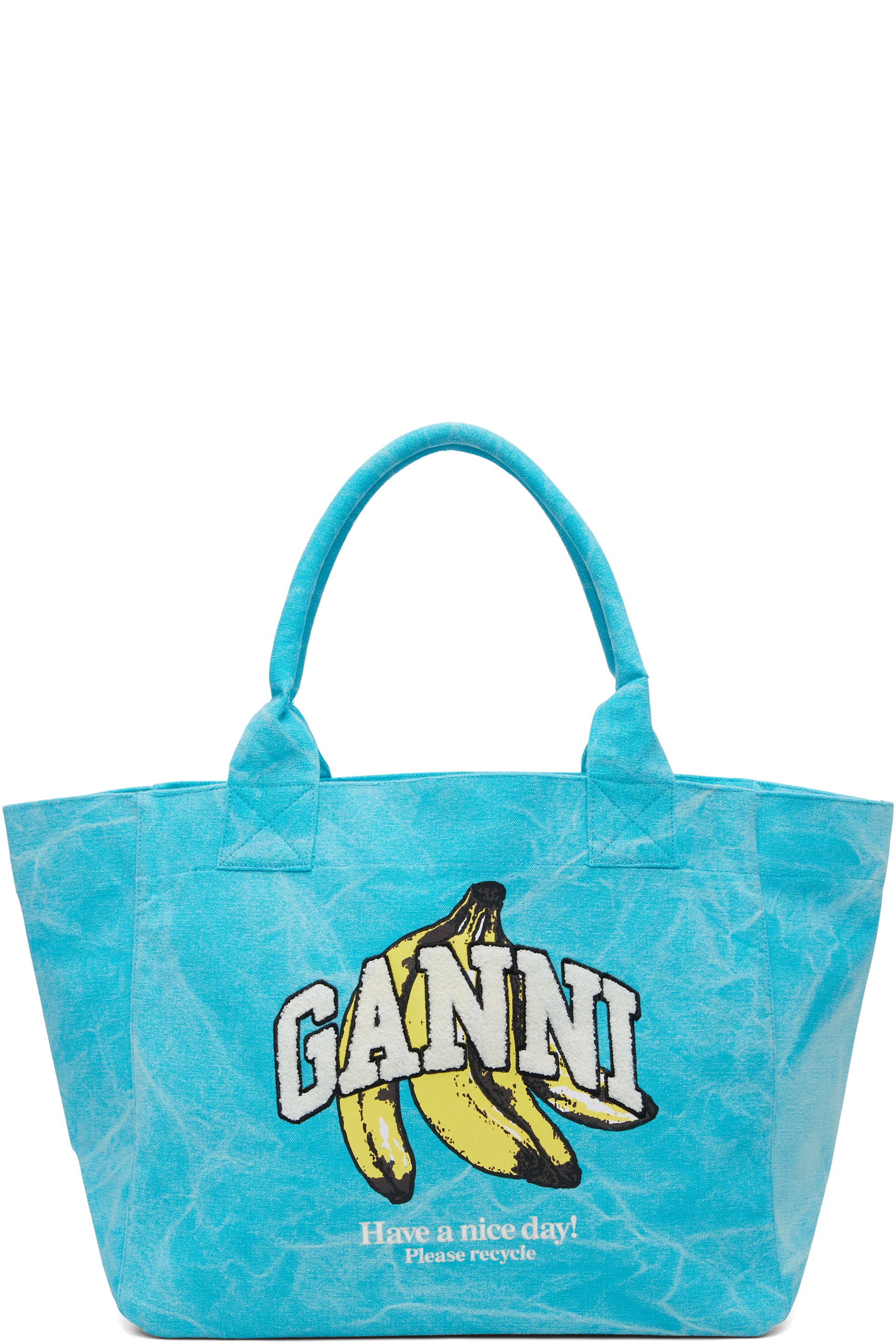 GANNI - Blue XXL Tote