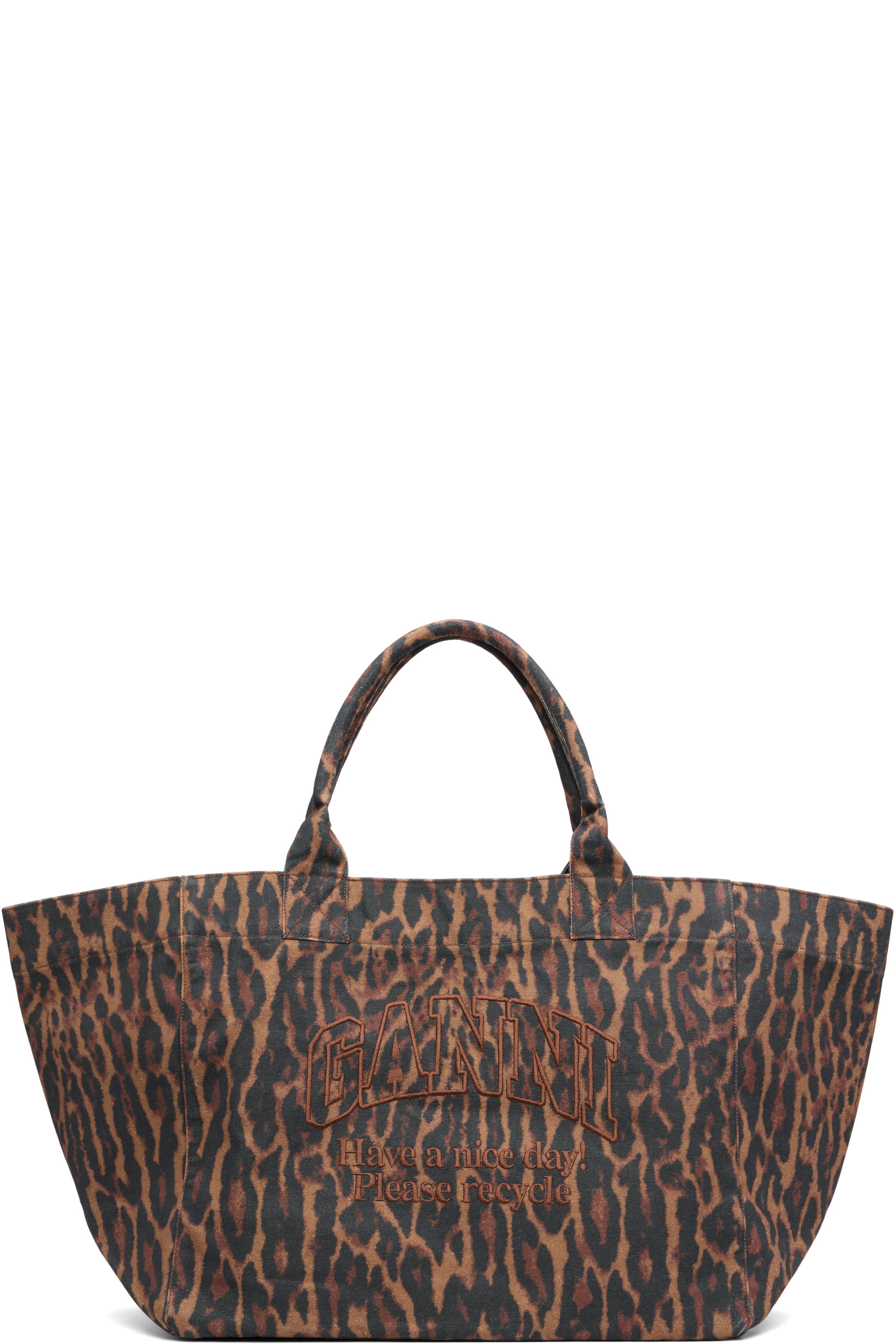 GANNI - Brown XXL Tote
