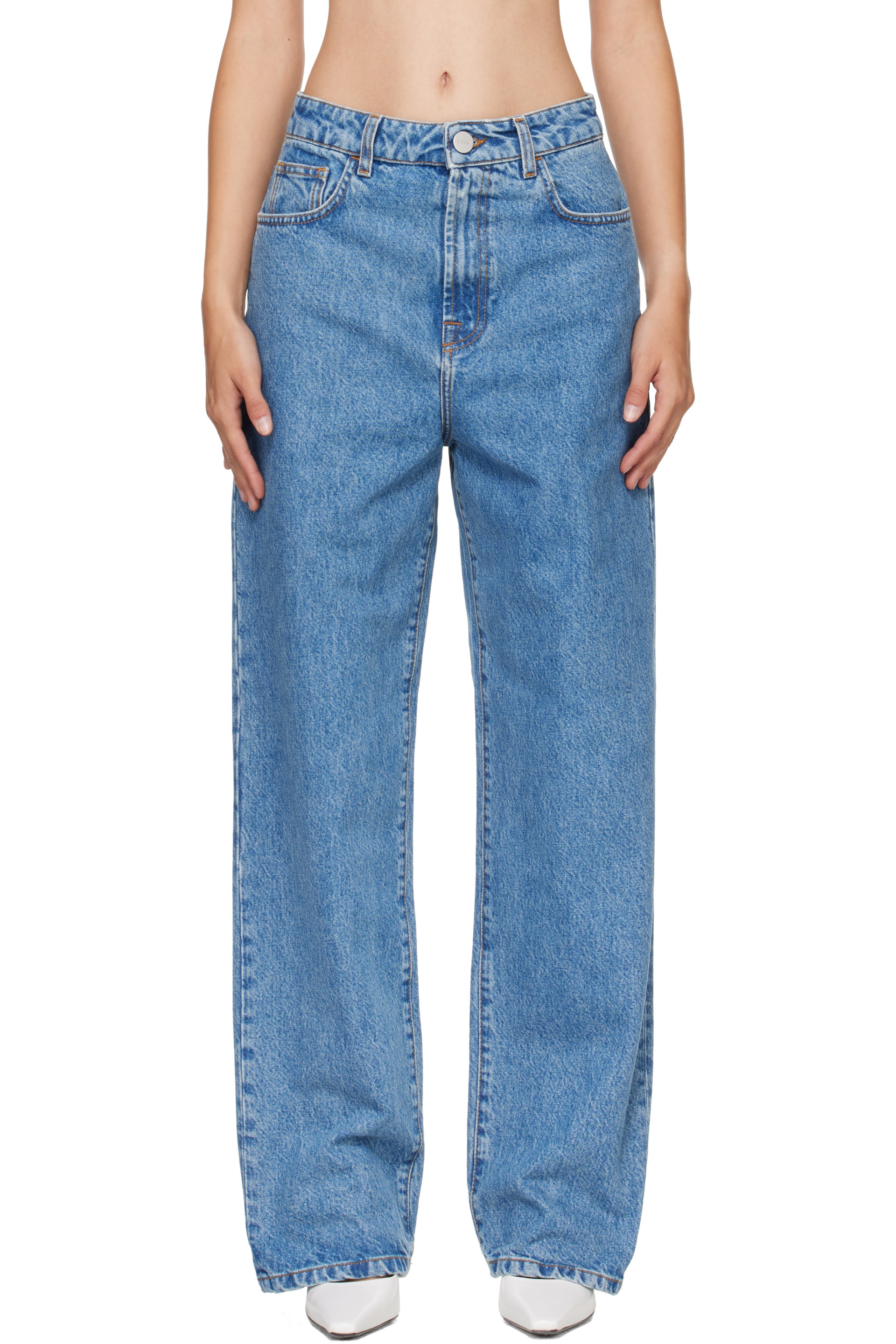 Róhe - Blue Bruun Signature Baggy Jeans