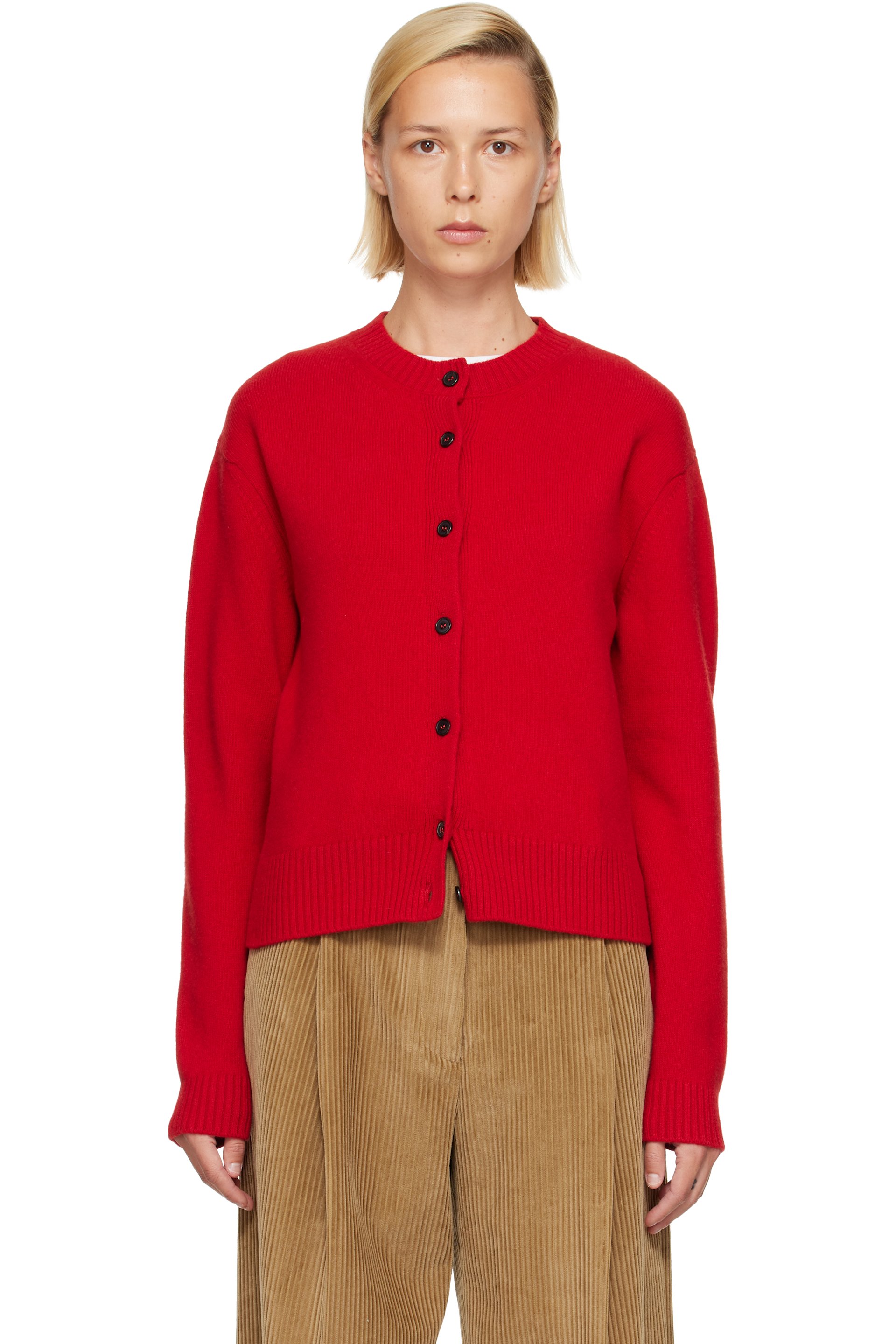 Róhe - Red Classic Cardigan