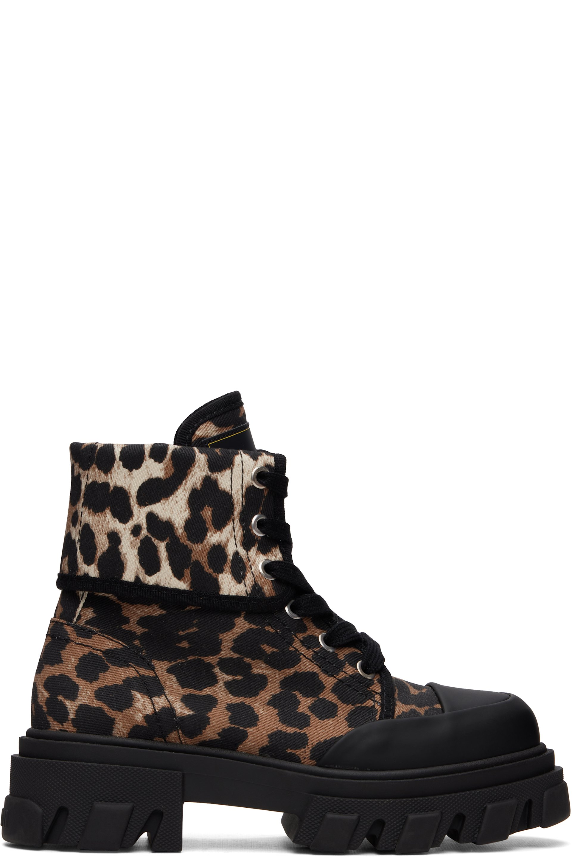 GANNI - Brown & Black Trail Boots