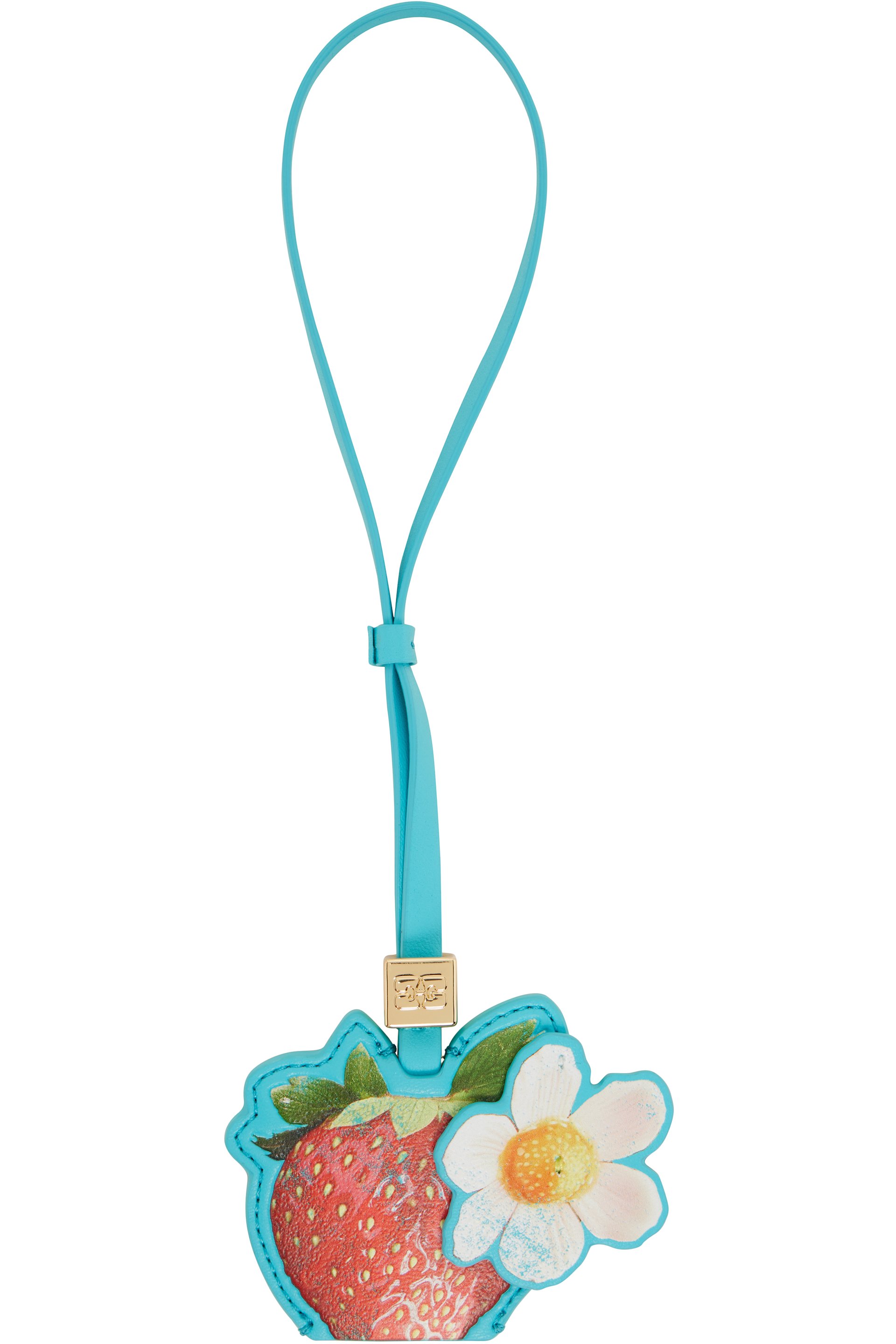 GANNI - Blue Strawberry Keychain