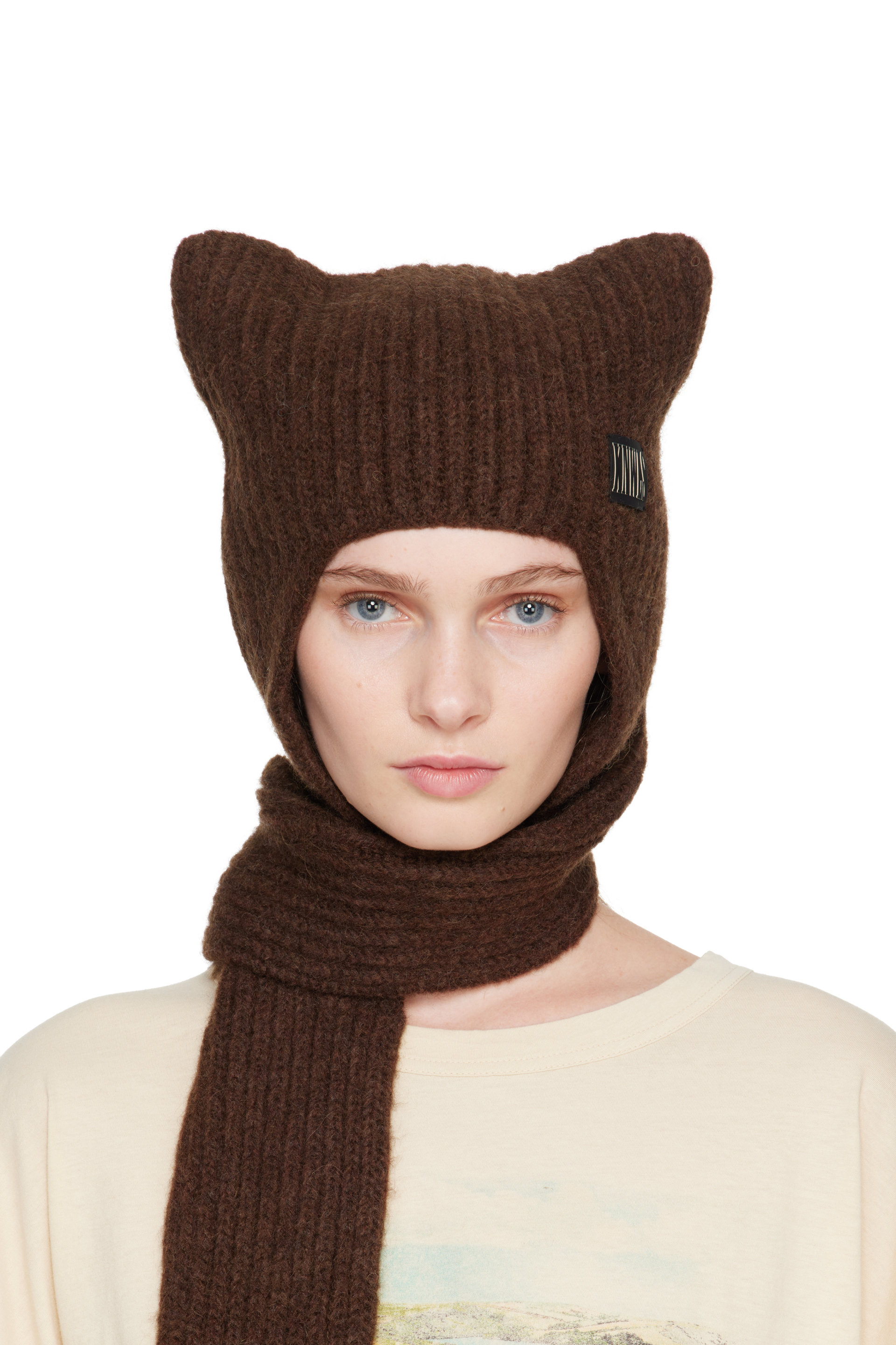 KNWLS - SSENSE Exclusive Brown Precious Bonnet Beanie