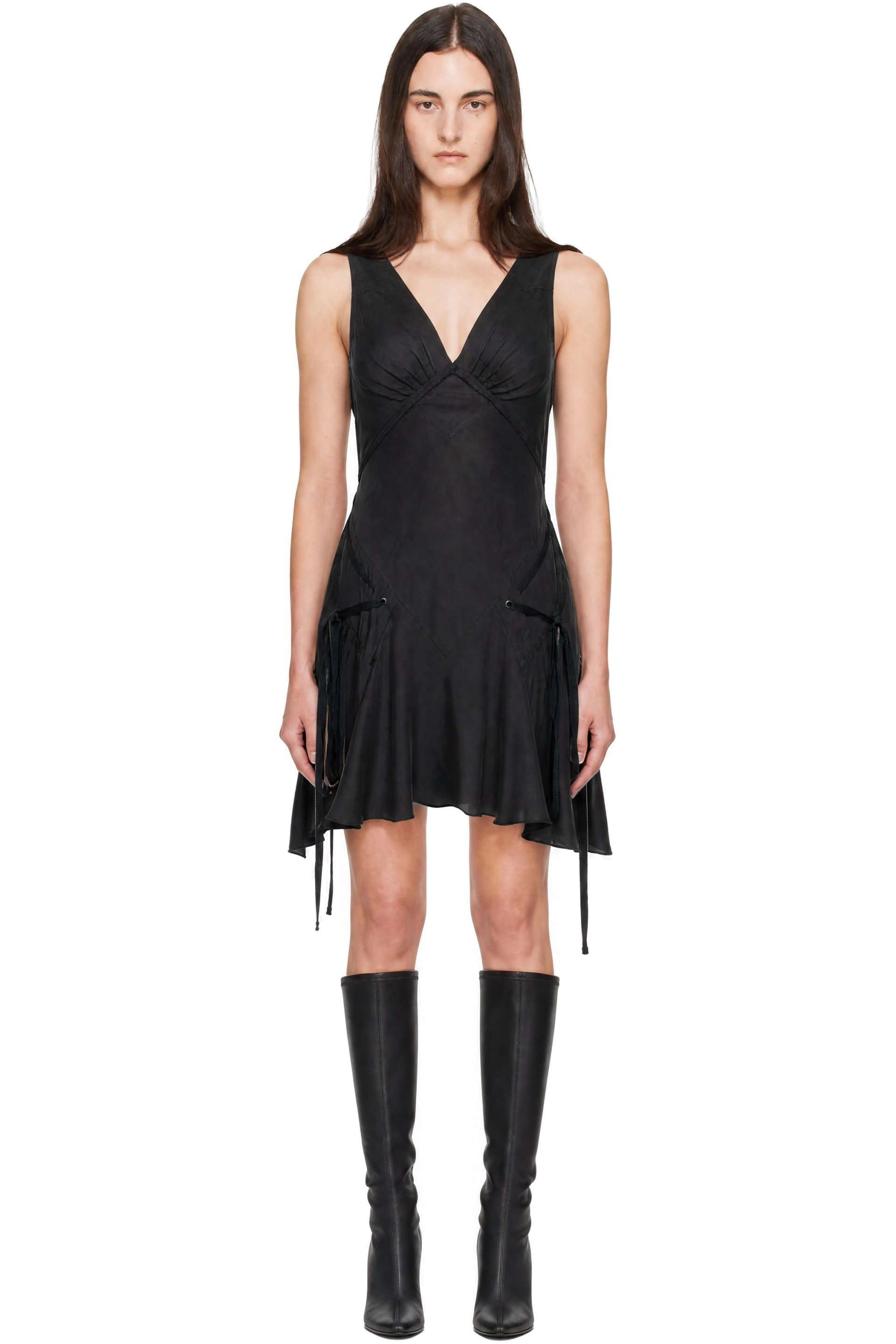 KNWLS - Black Elisir Minidress