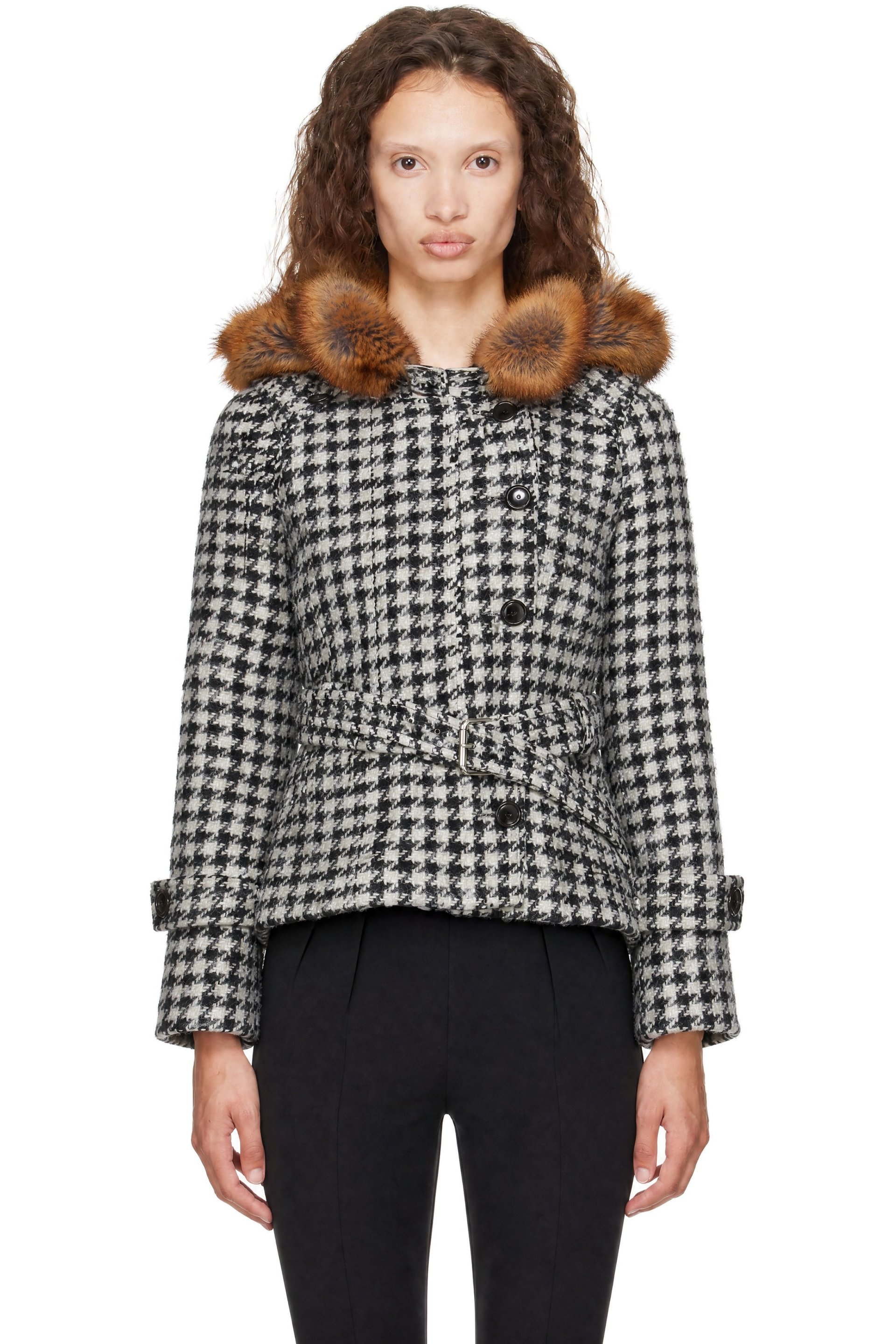 KNWLS - Black & White Baby Parka Coat