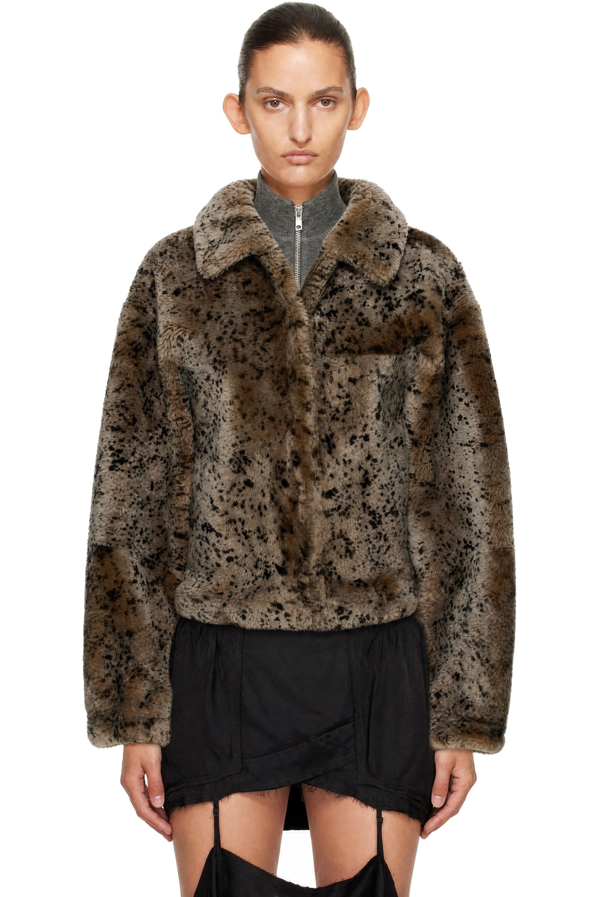 KNWLS - SSENSE Exclusive Beige Ares Reversible Shearling Coat