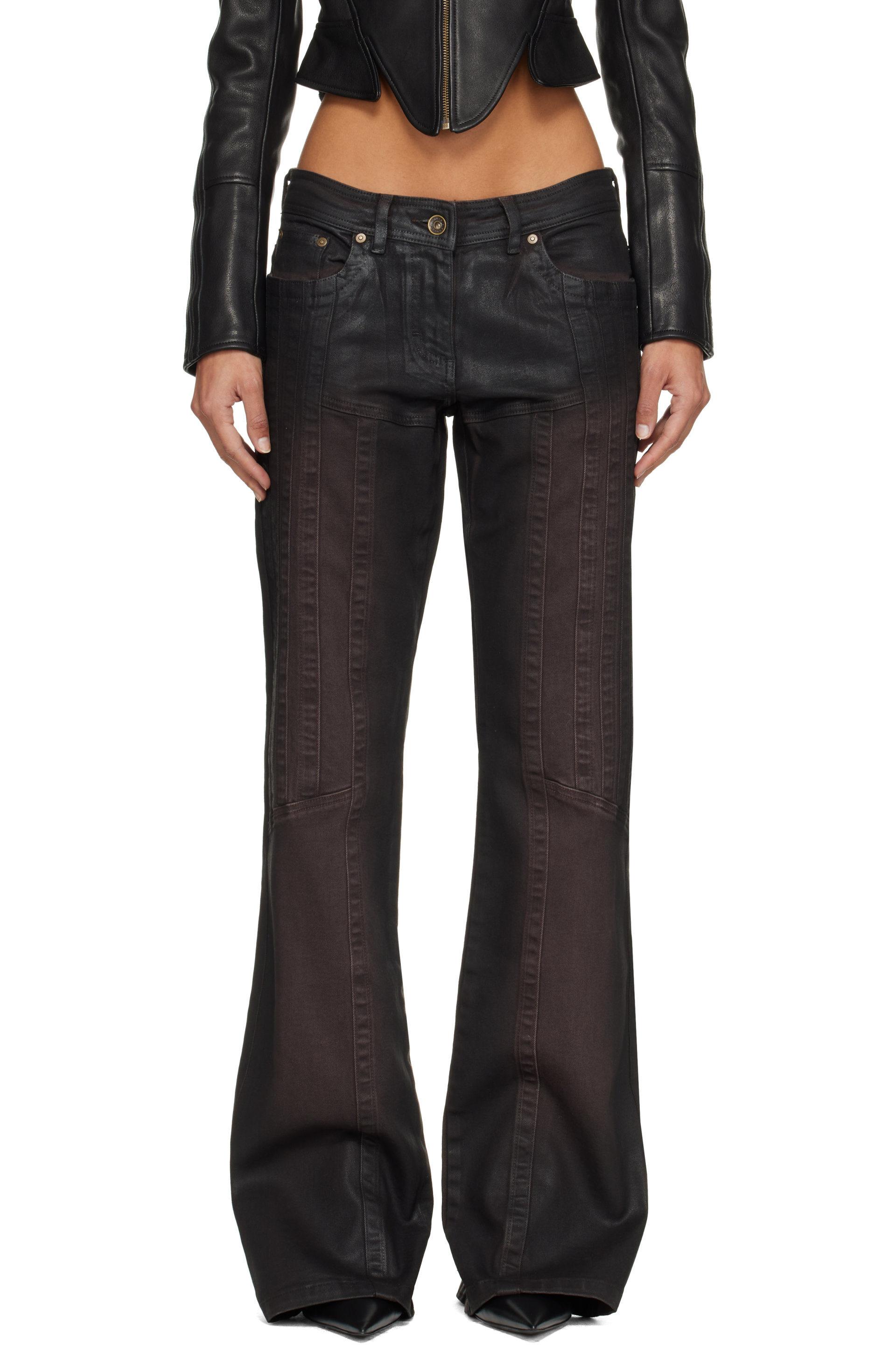 KNWLS - Brown Alice Gloss Jeans
