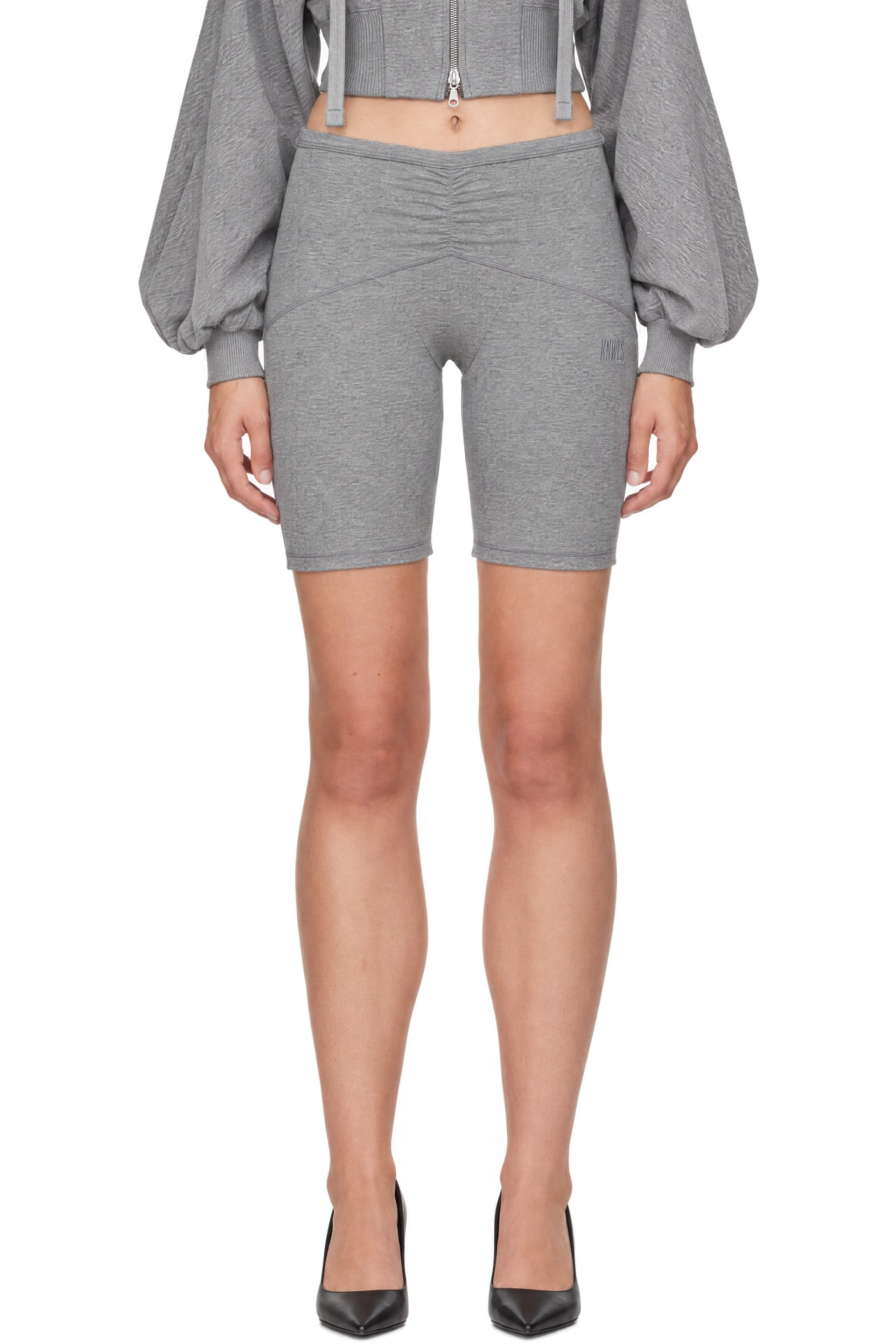 KNWLS - SSENSE Exclusive Gray Ghost Shorts