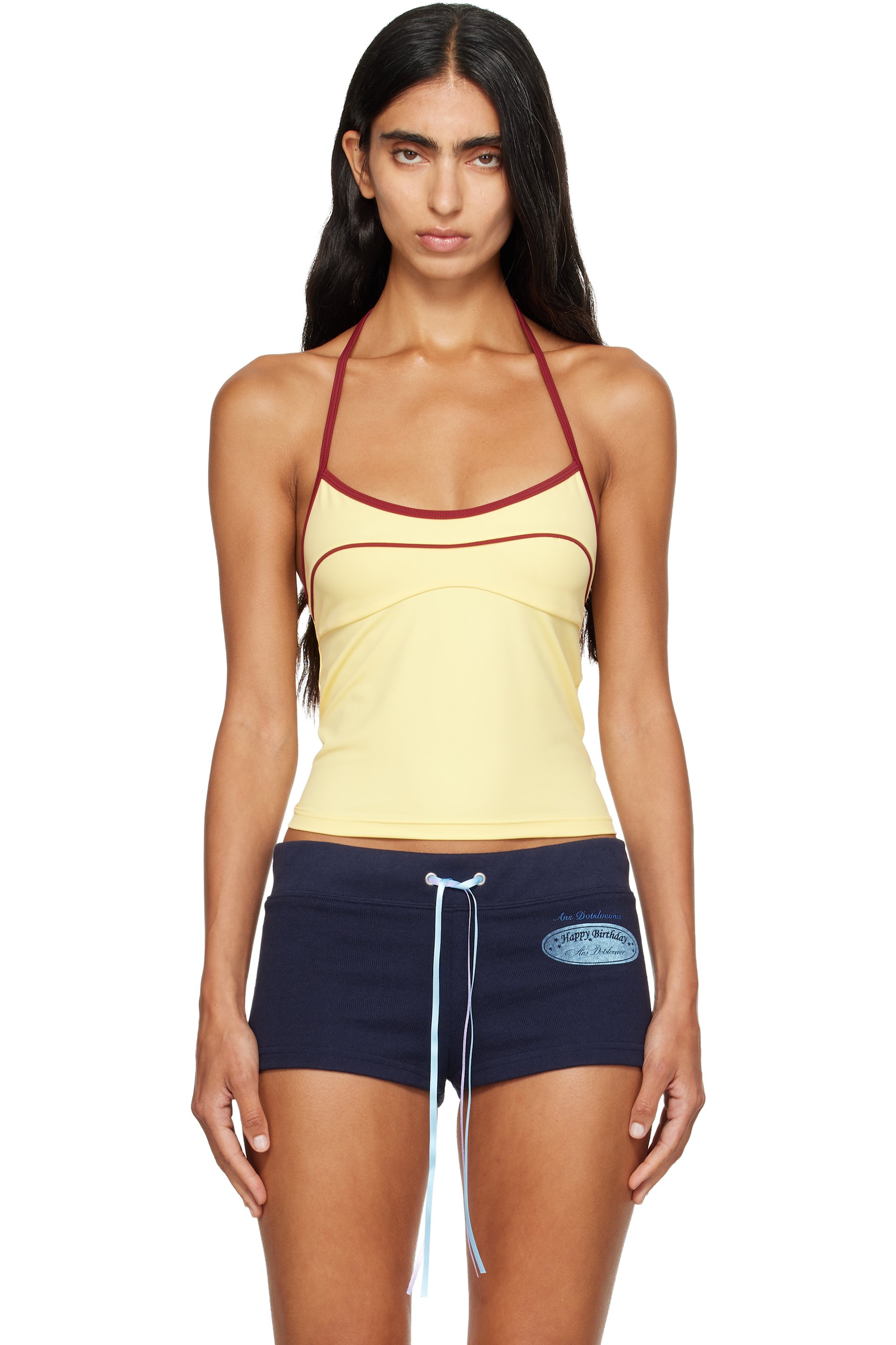 Fruity Booty - Yellow Reef Tankini Top