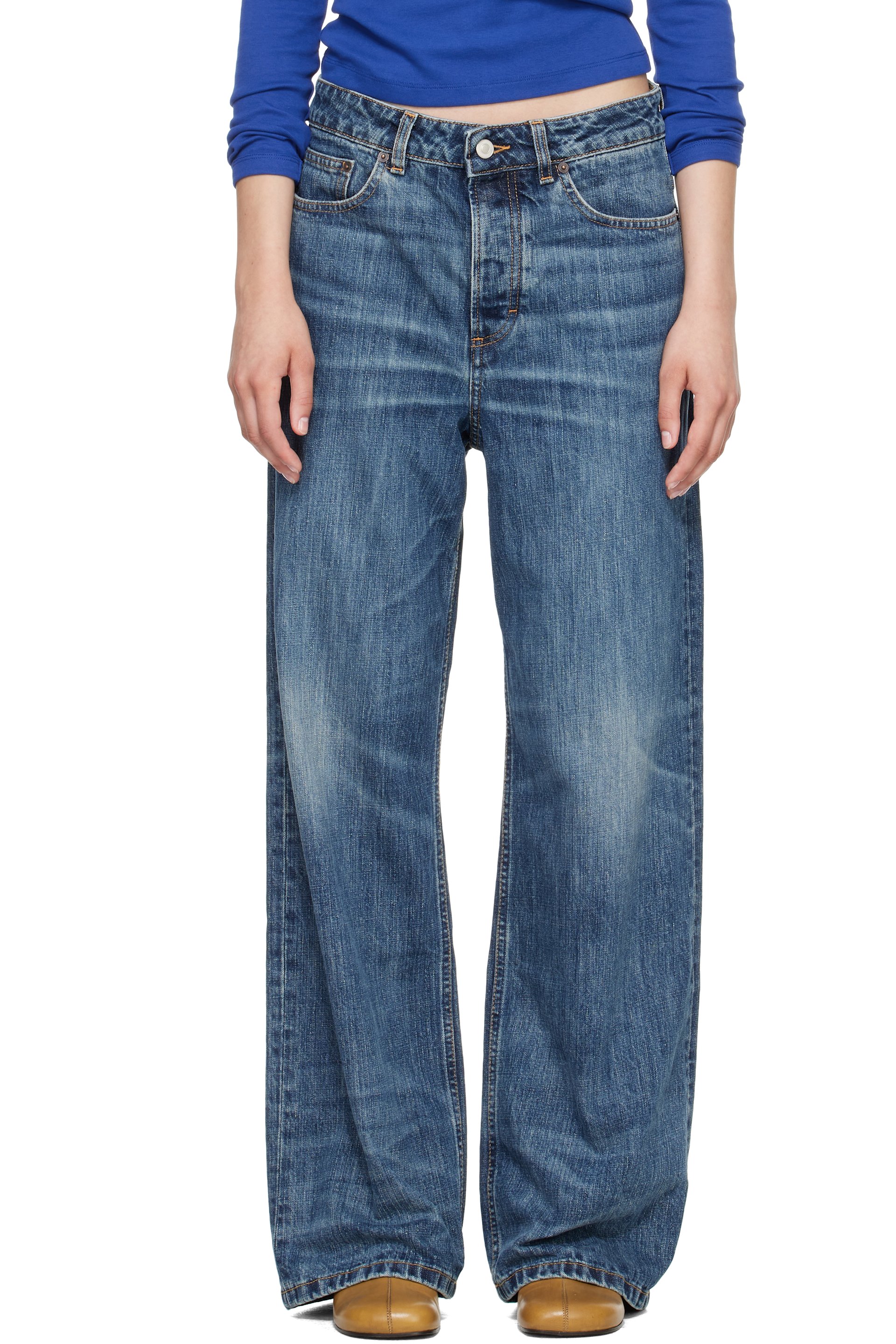 JEANERICA - Navy Belem Jeans
