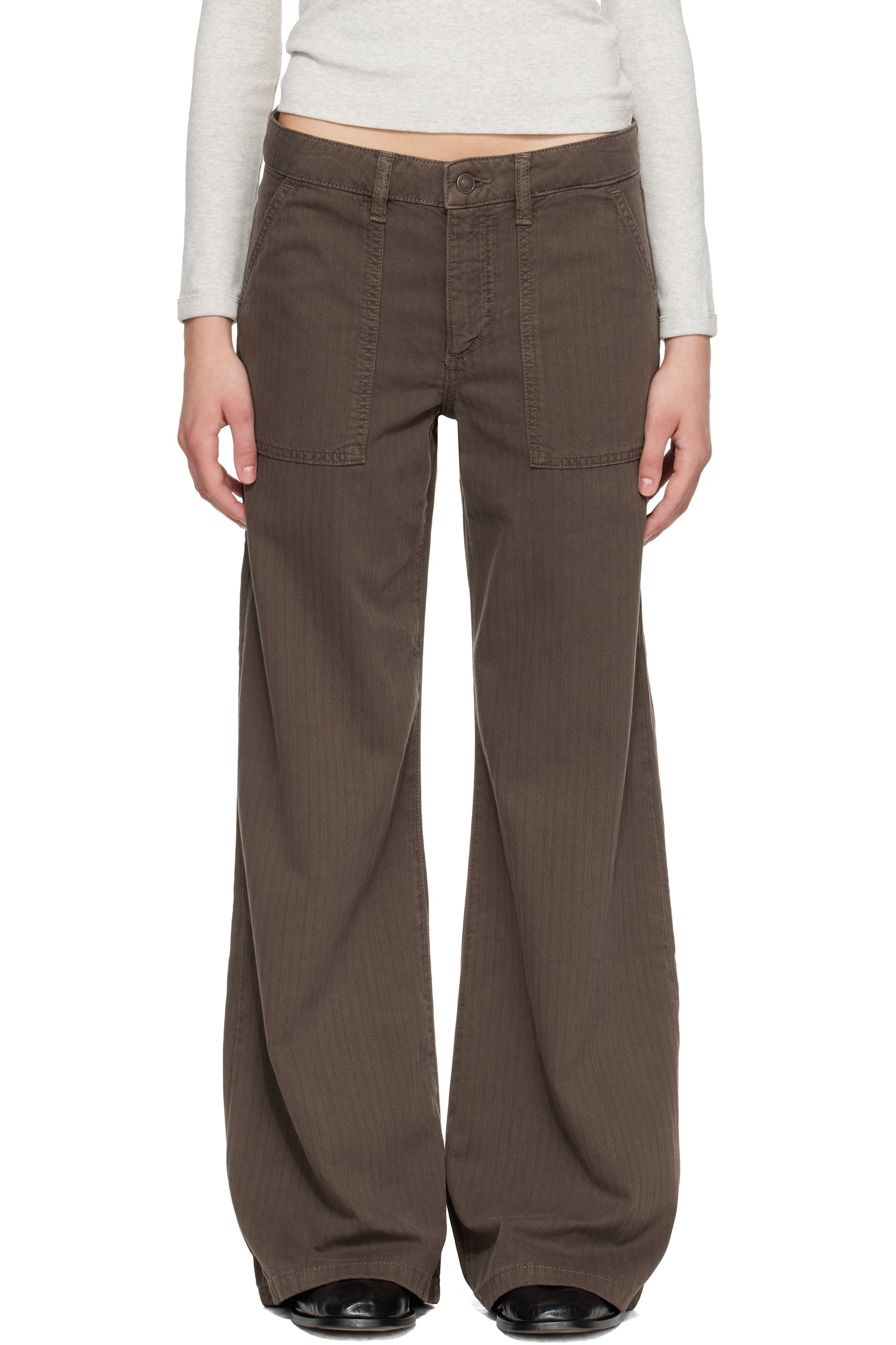 JEANERICA - Brown Guell Trousers