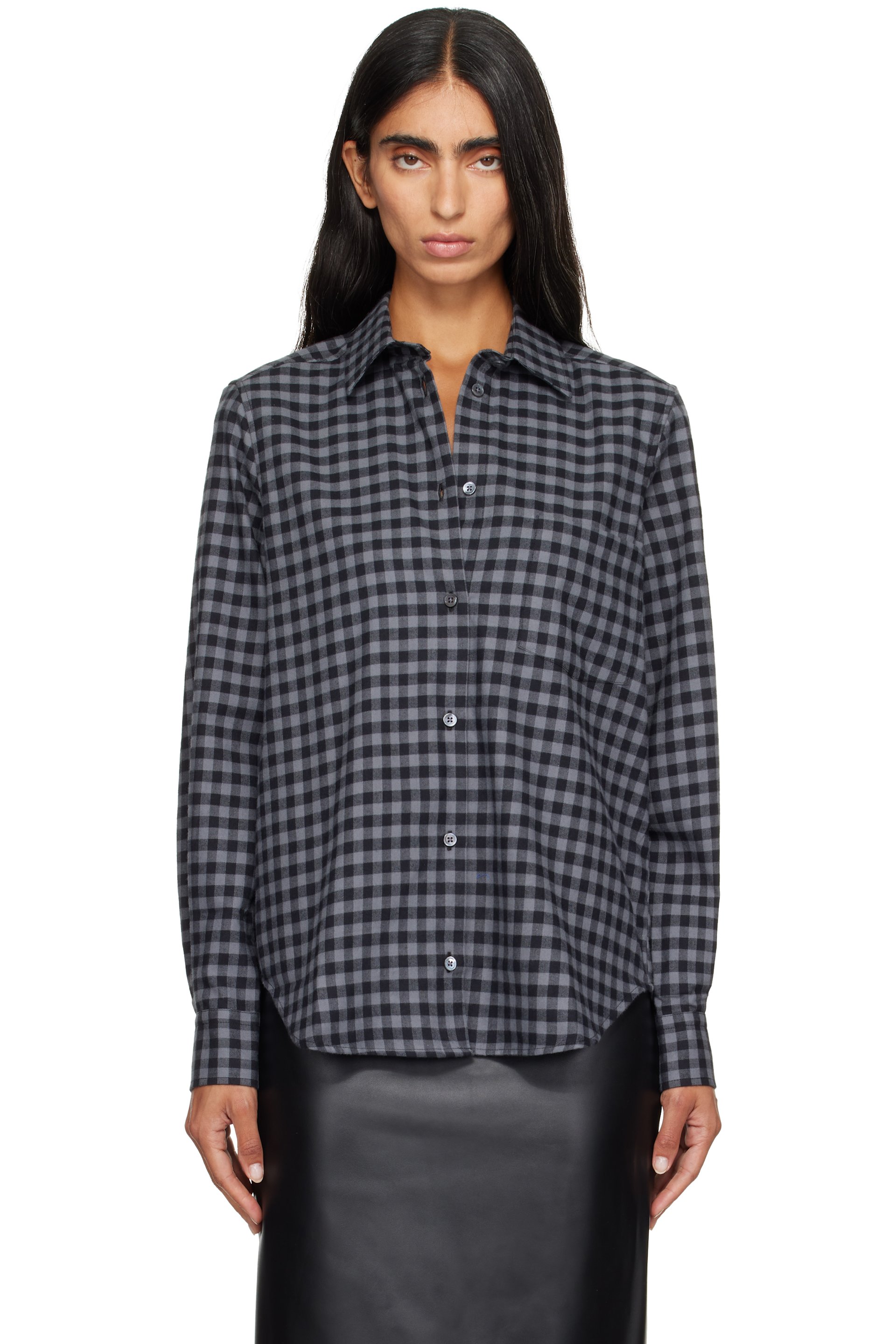 JEANERICA - Gray & Black Elise Shirt