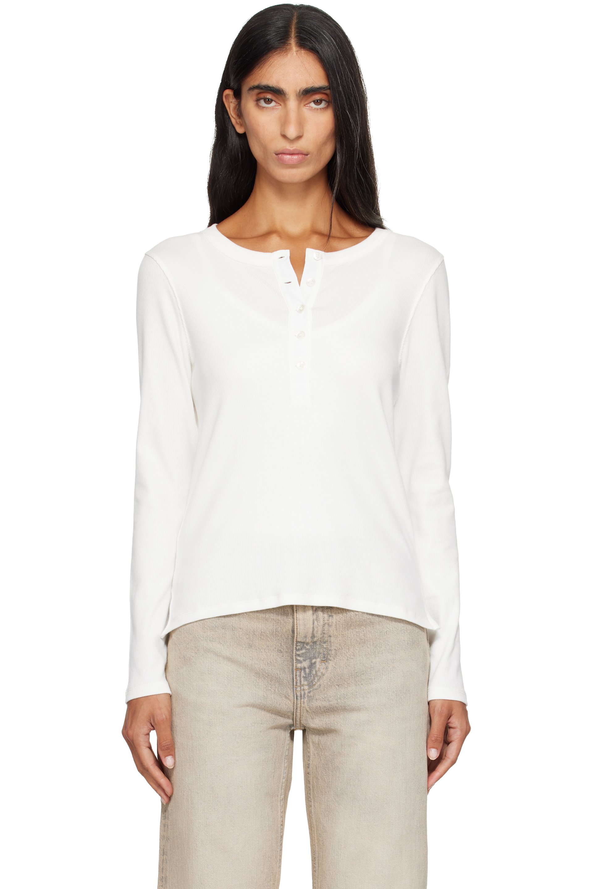 JEANERICA - Off-White Louise Henley