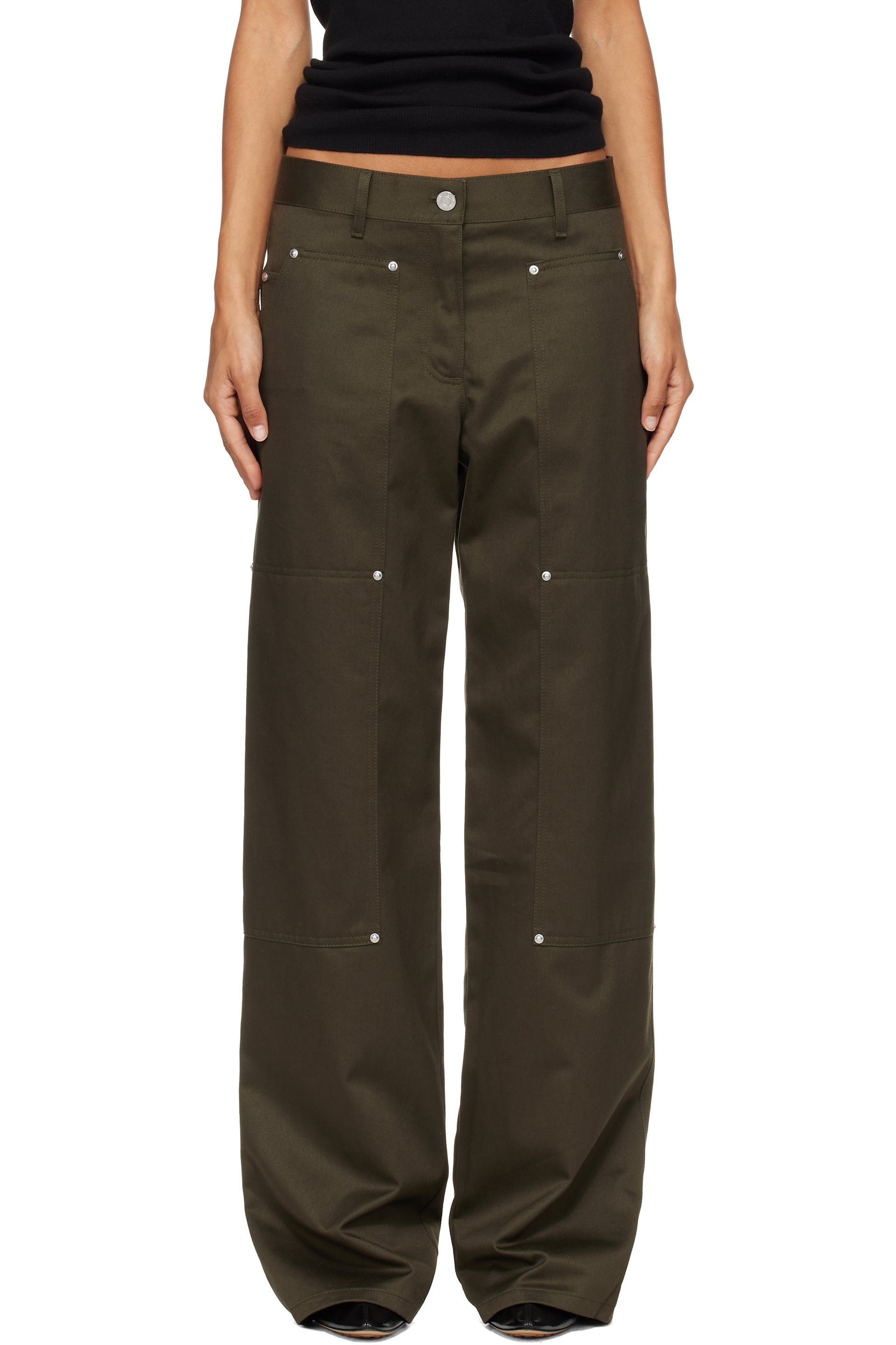 Helmut Lang - Khaki Carpenter Trousers