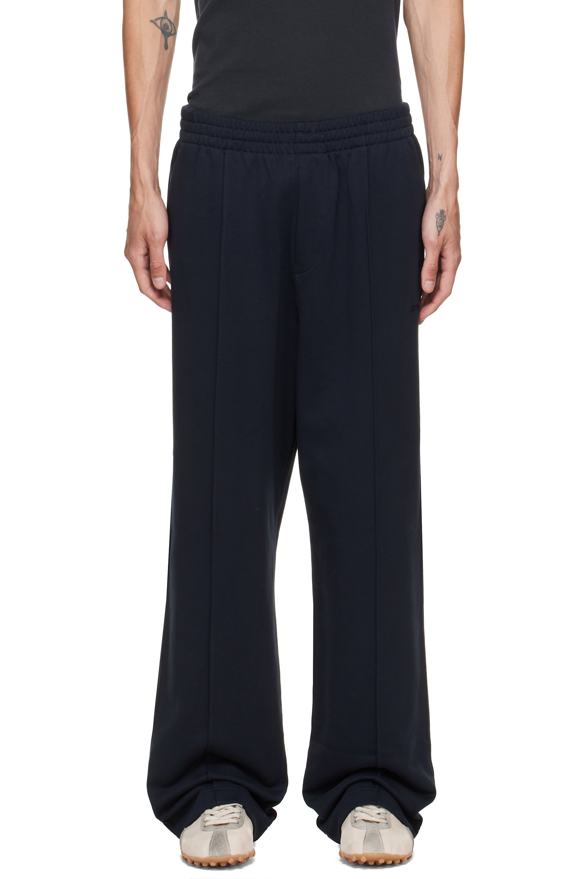 Helmut Lang - Navy Logo Sweatpants