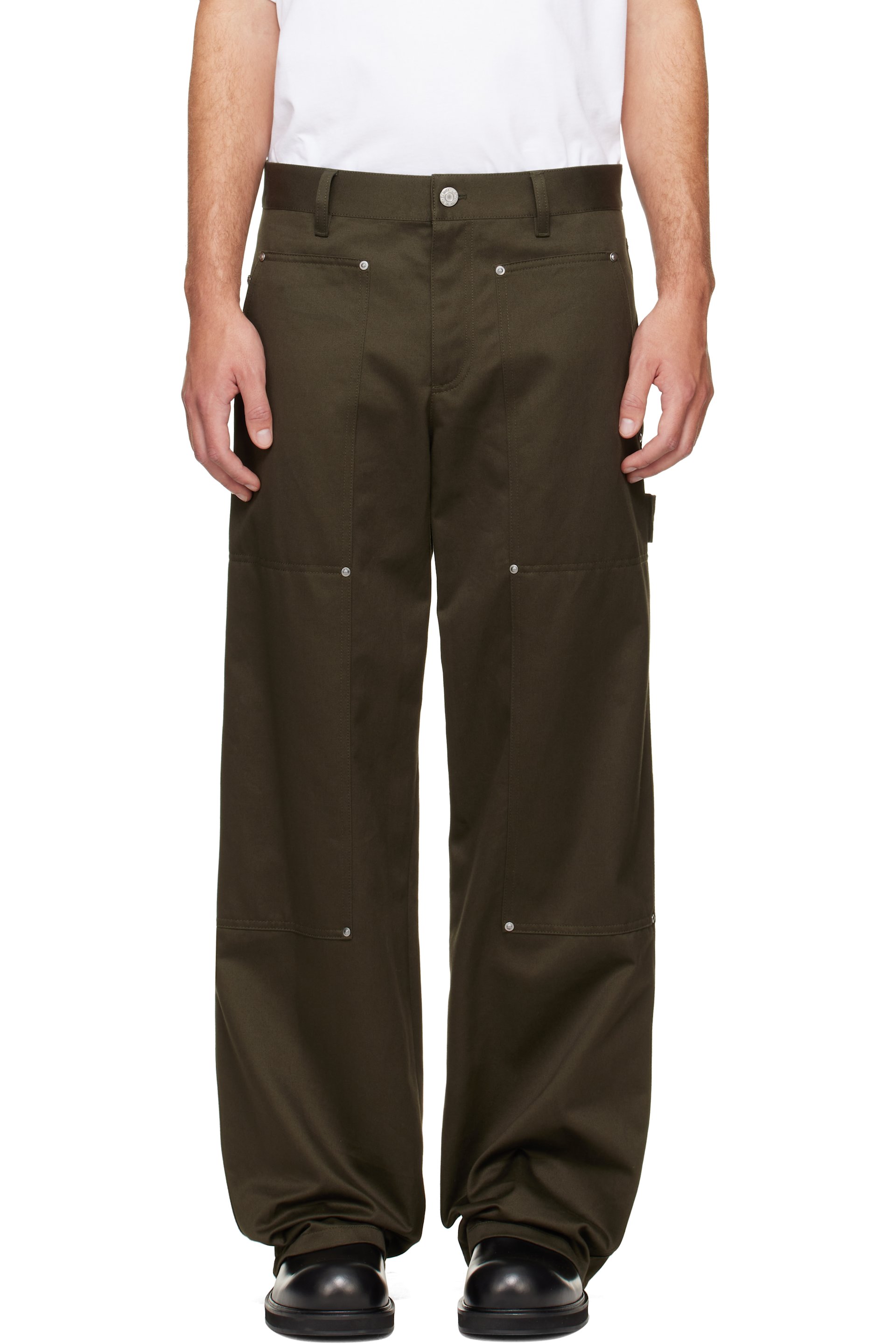 Helmut Lang - Green Carpenter Trousers