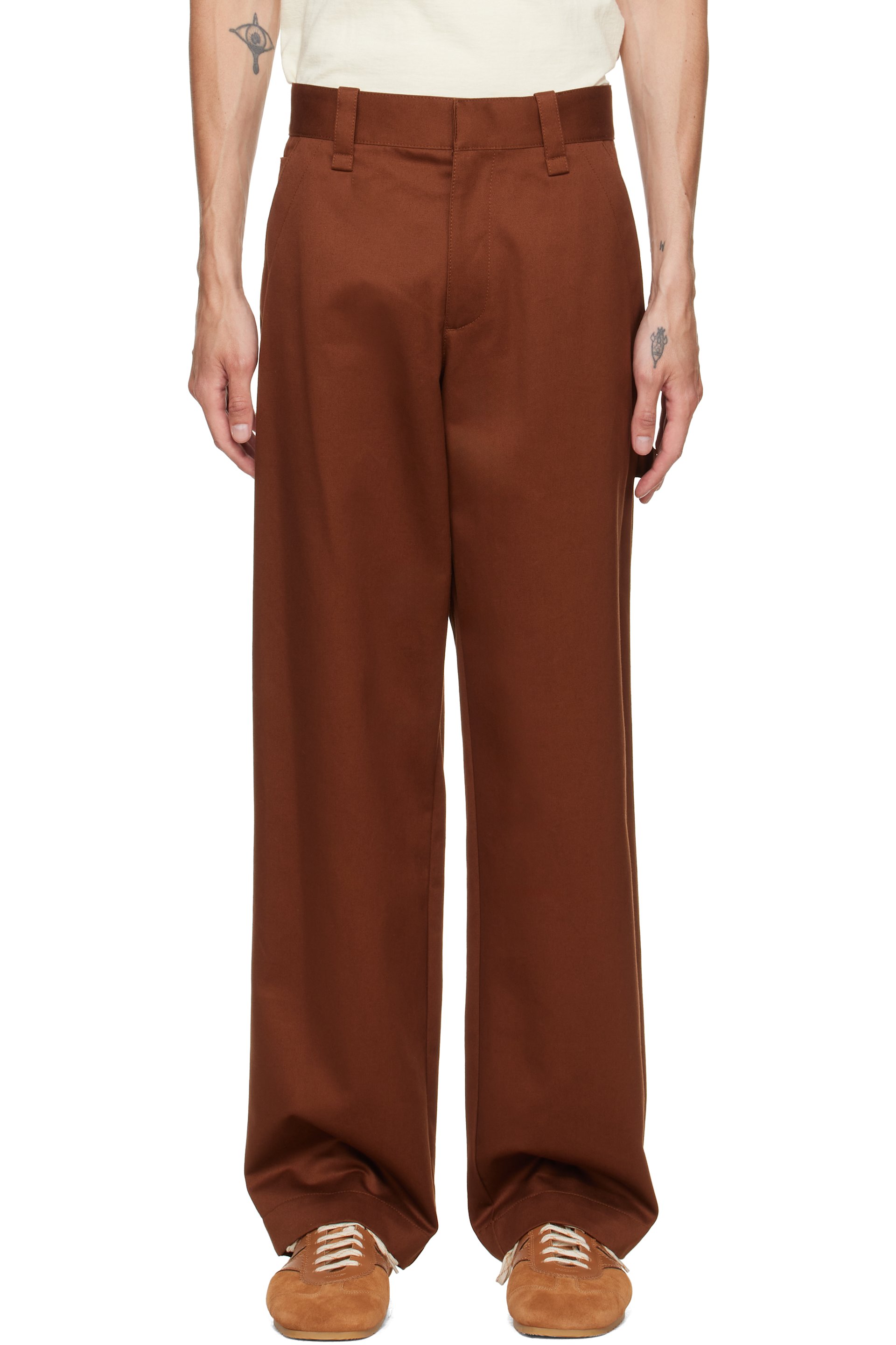Helmut Lang - Brown Chino Trousers
