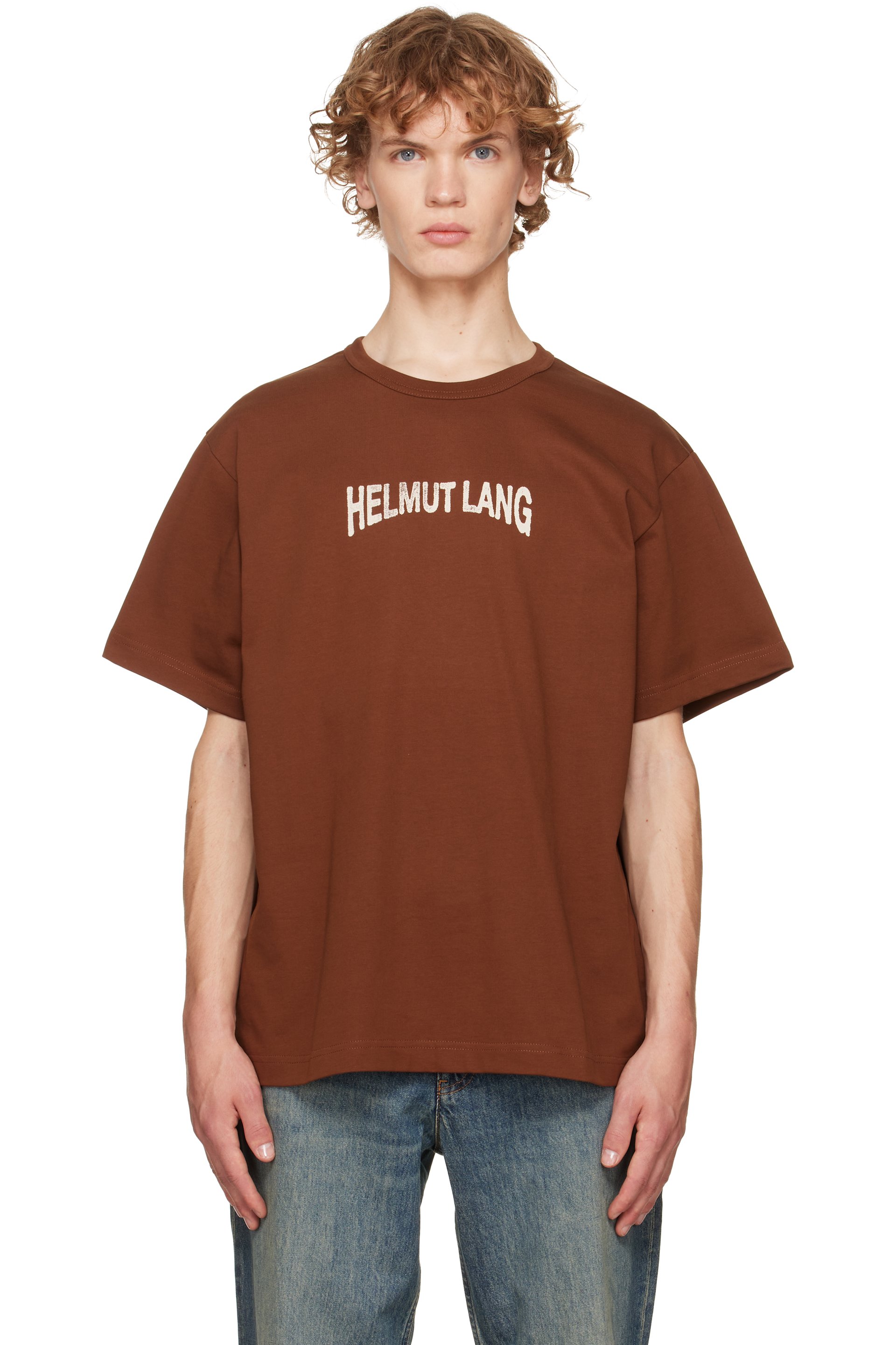 Helmut Lang - Brown Ticket T-shirt