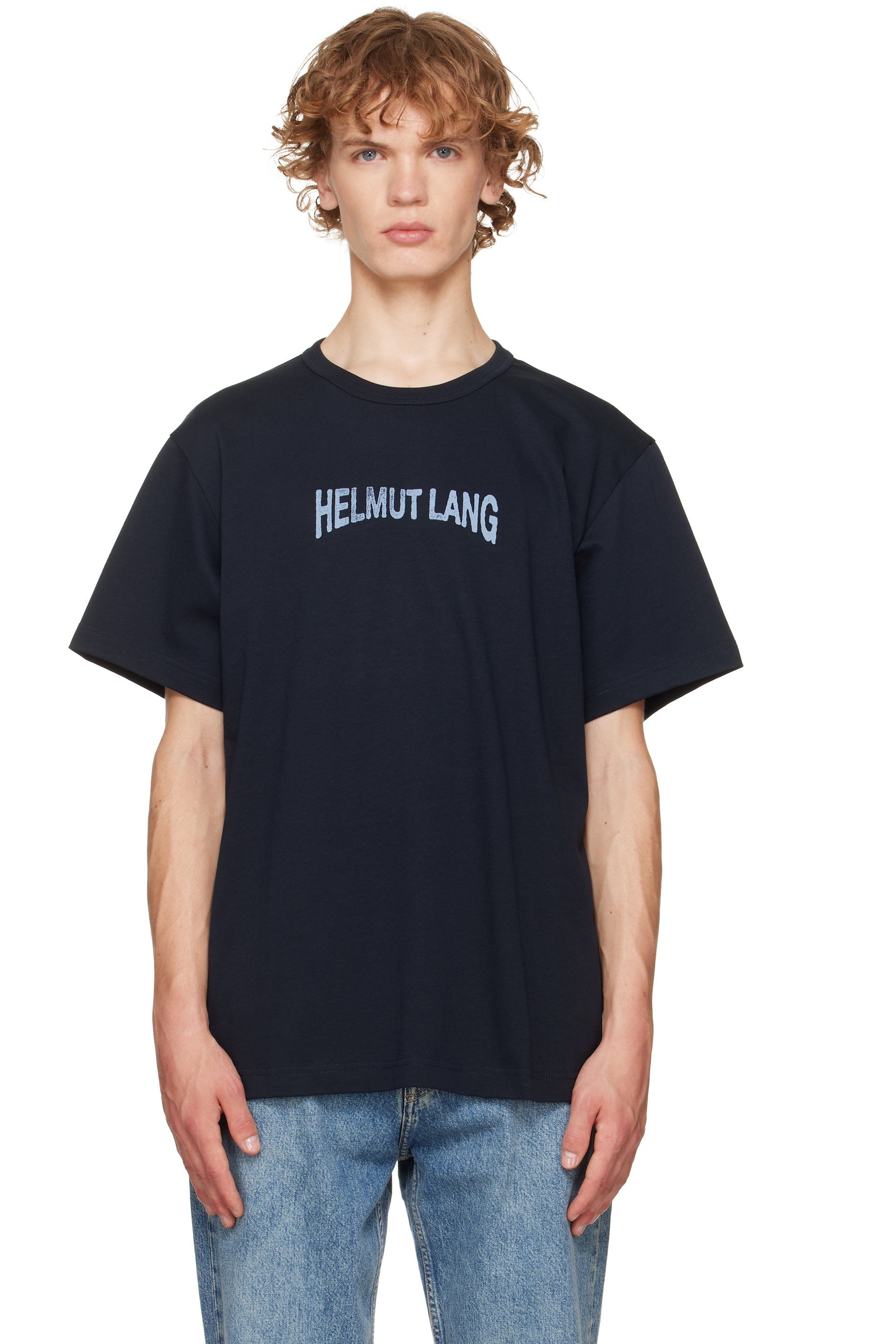 Helmut Lang - Navy Ticket T-shirt