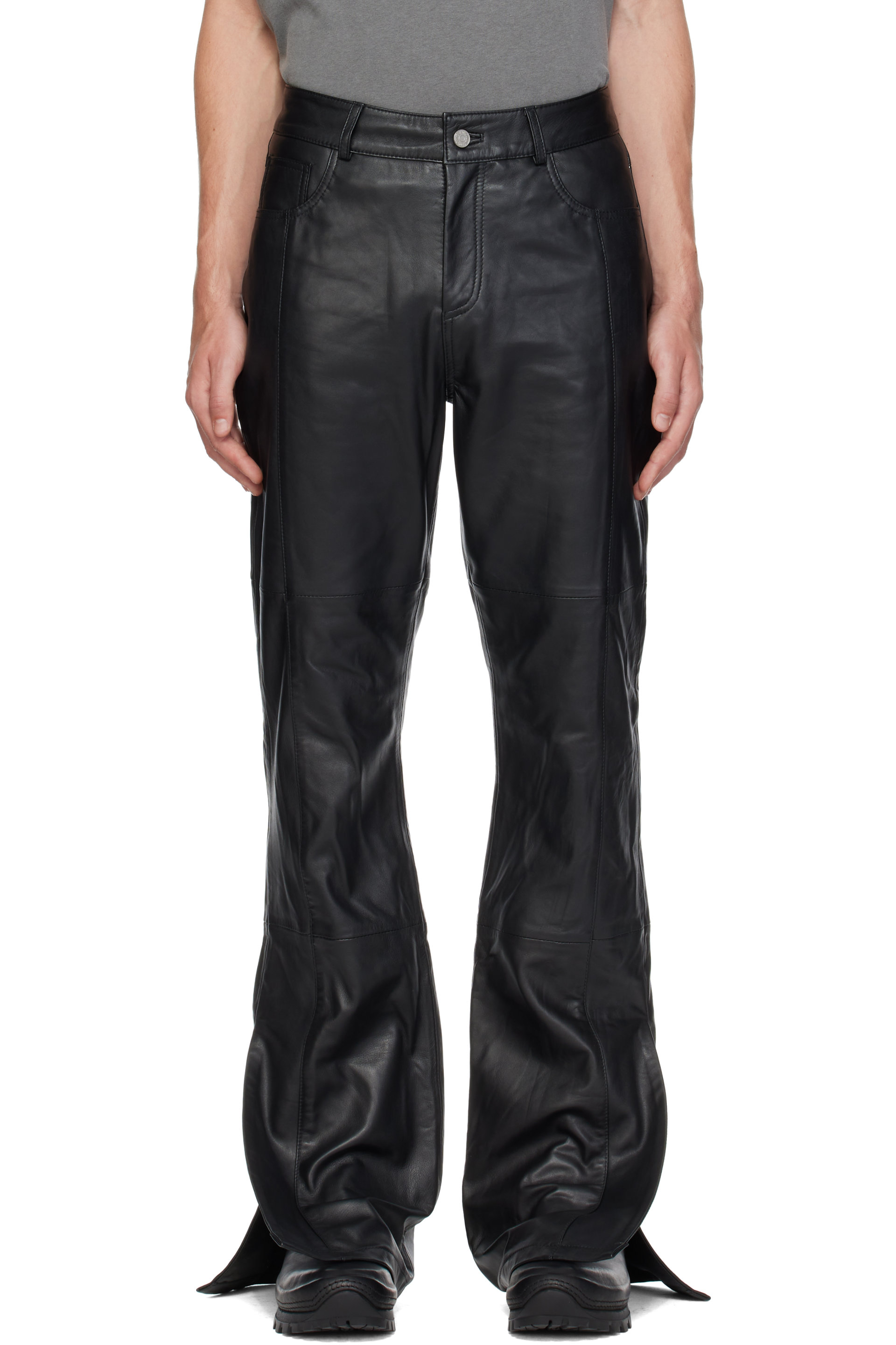 Deadwood - Pantalon Prance noir en cuir