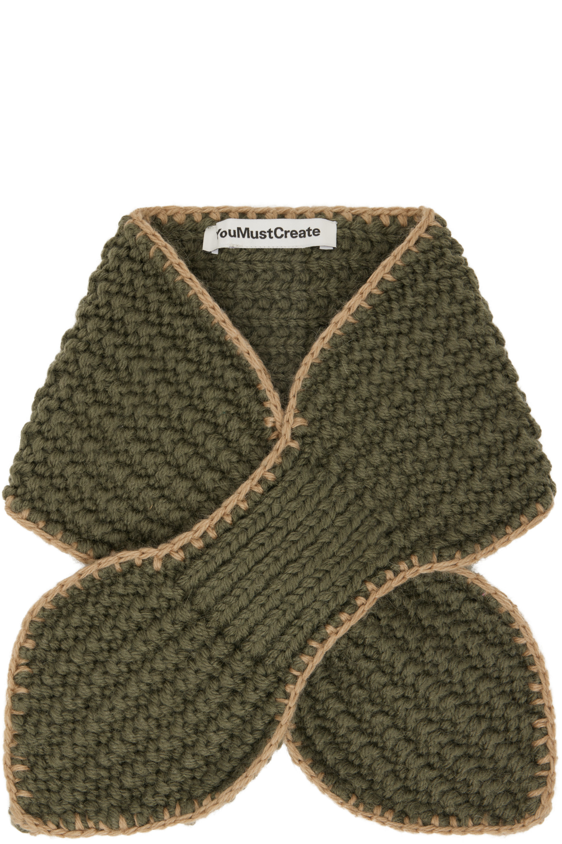 YMC - Khaki Slot Scarf