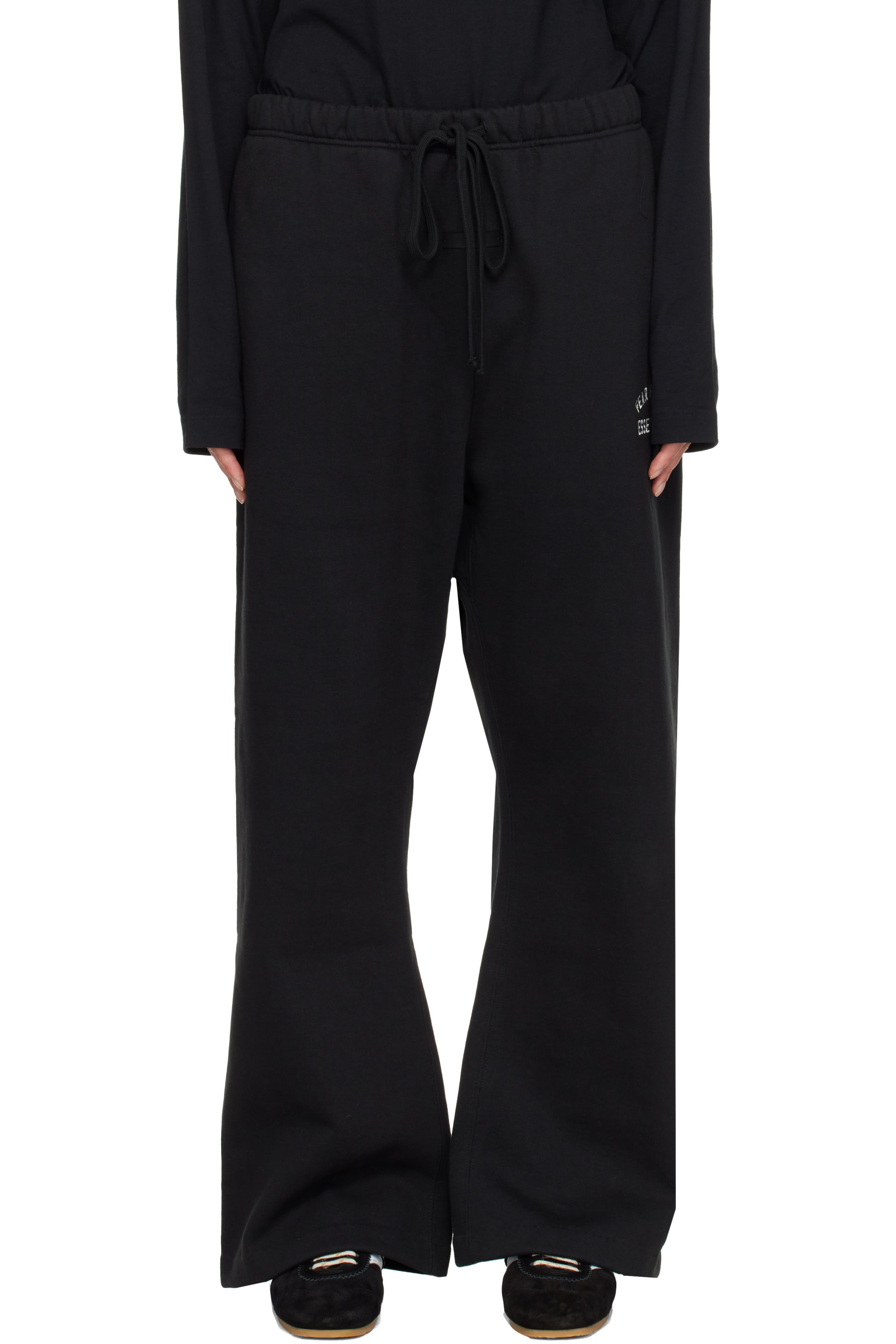 Fear of God ESSENTIALS - Black Flare Sweatpants