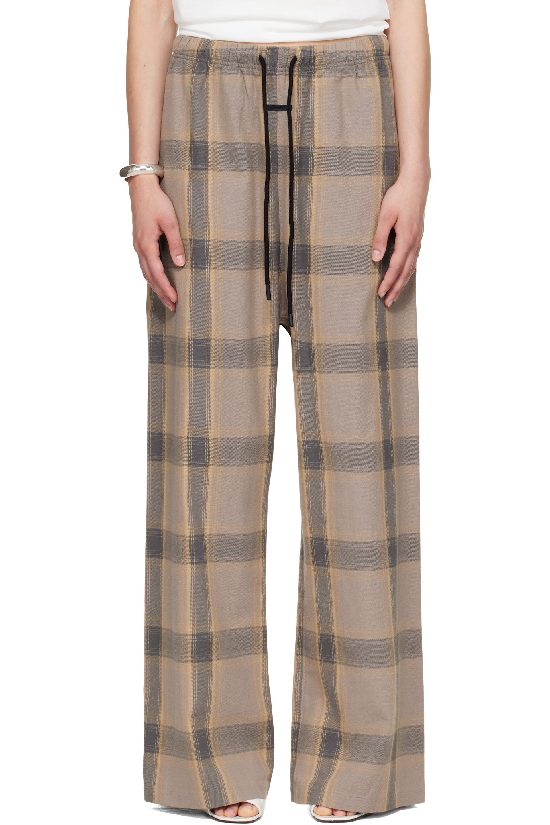 Fear of God ESSENTIALS - Taupe Flannel Lounge Pants
