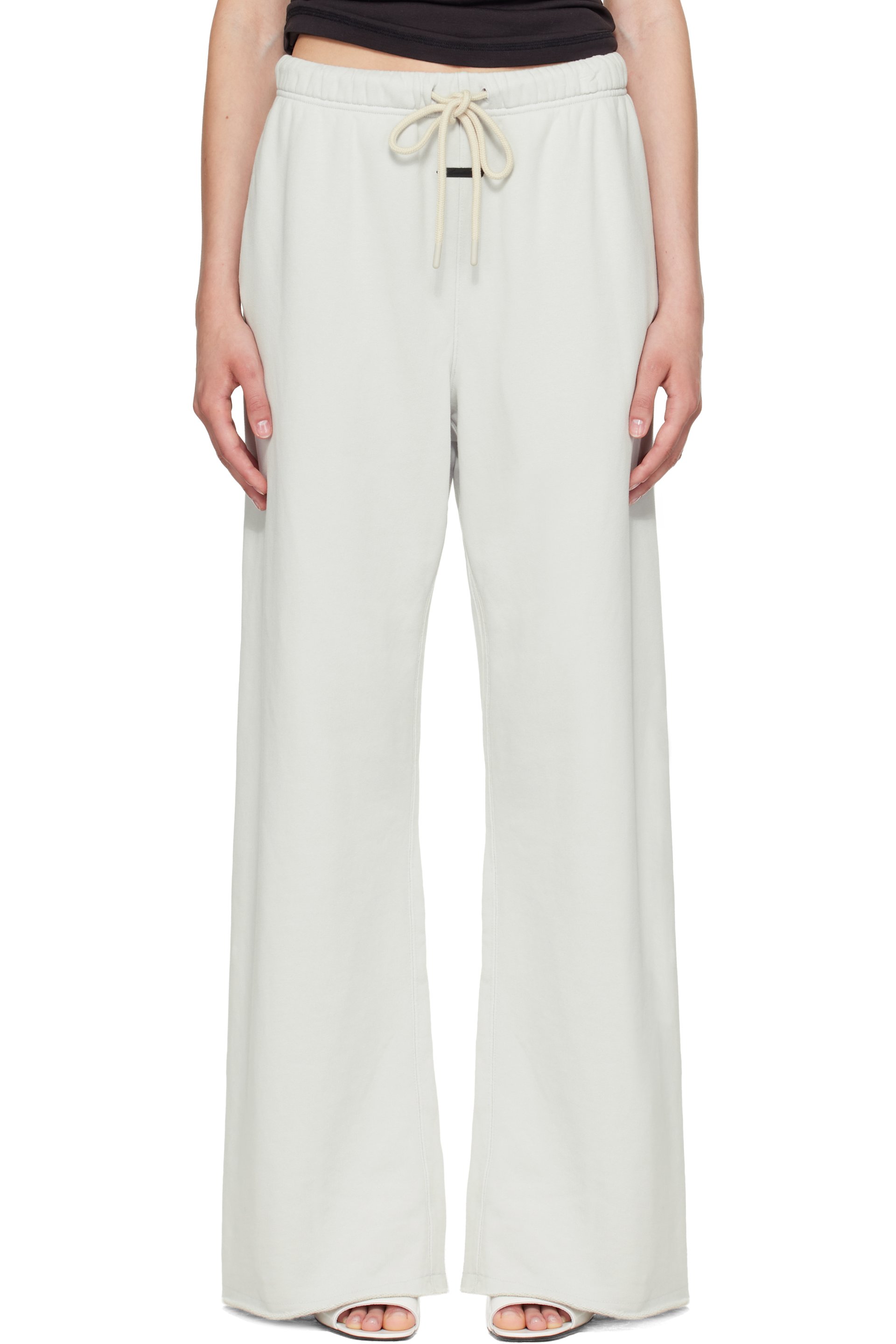 Fear of God ESSENTIALS - Gray Raw Cut Lounge Fit Sweatpants