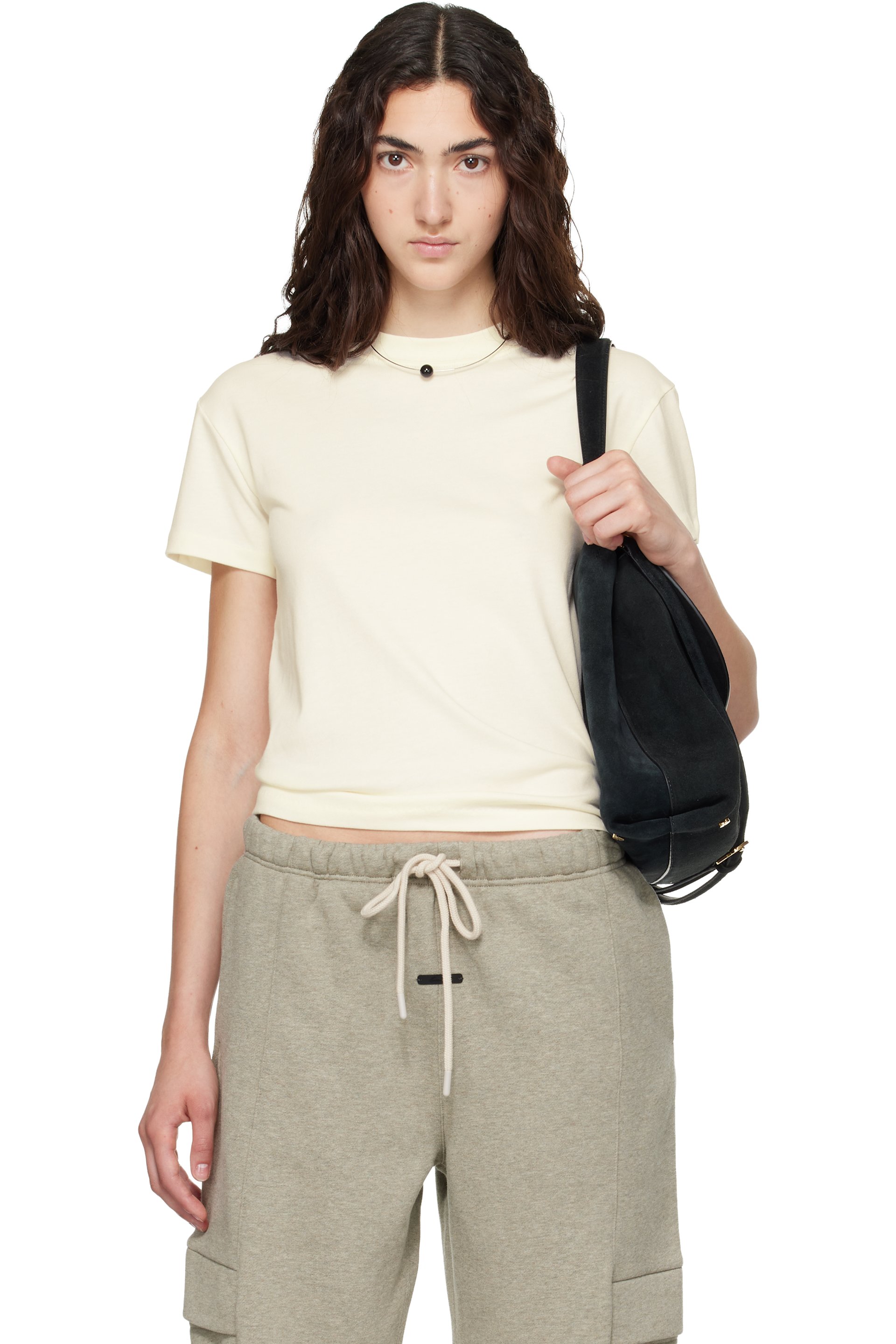 Fear of God ESSENTIALS - Off-White Classic Fit T-shirt