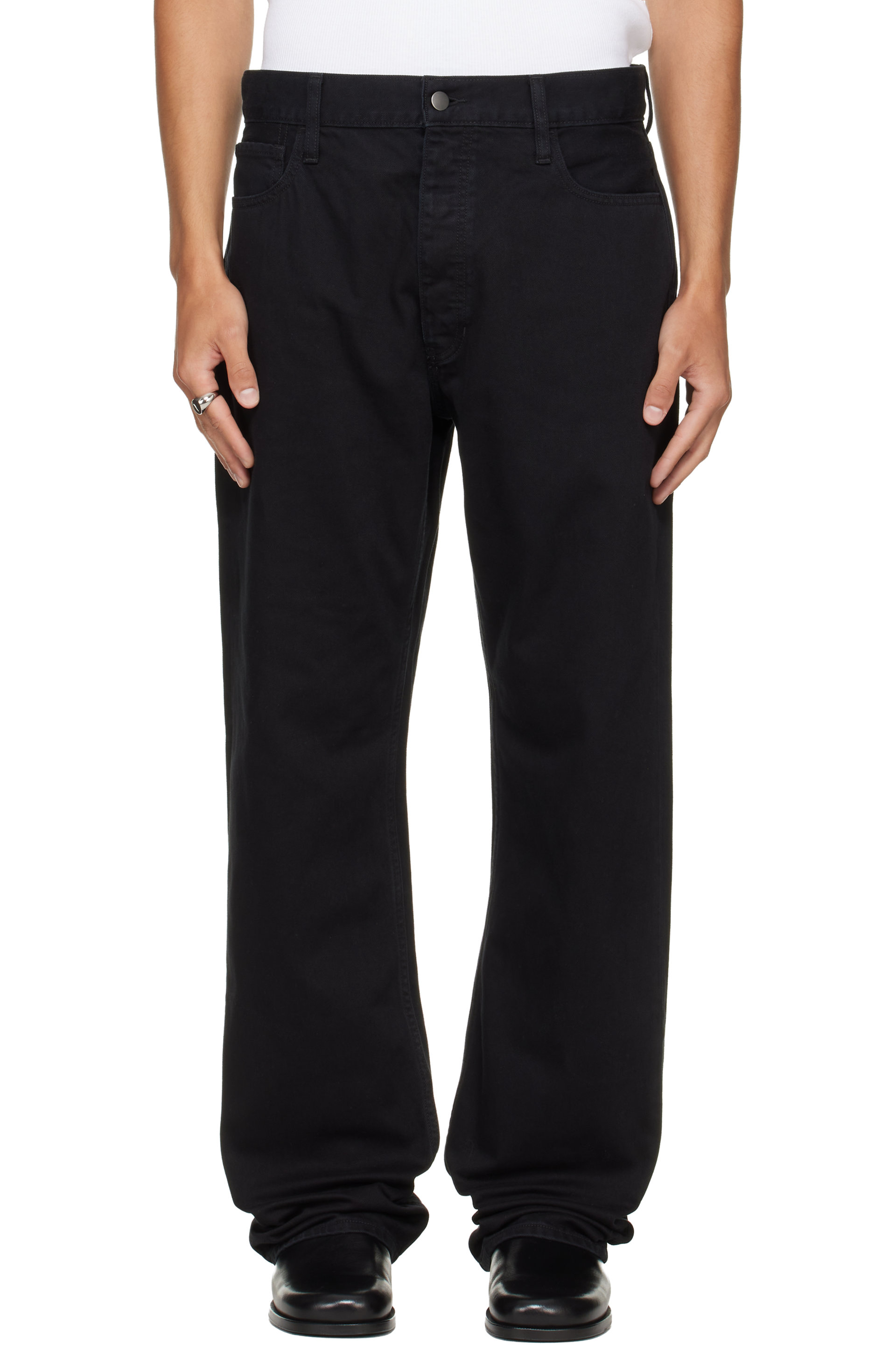 Fear of God ESSENTIALS - Black 5-Pocket Denim Jeans