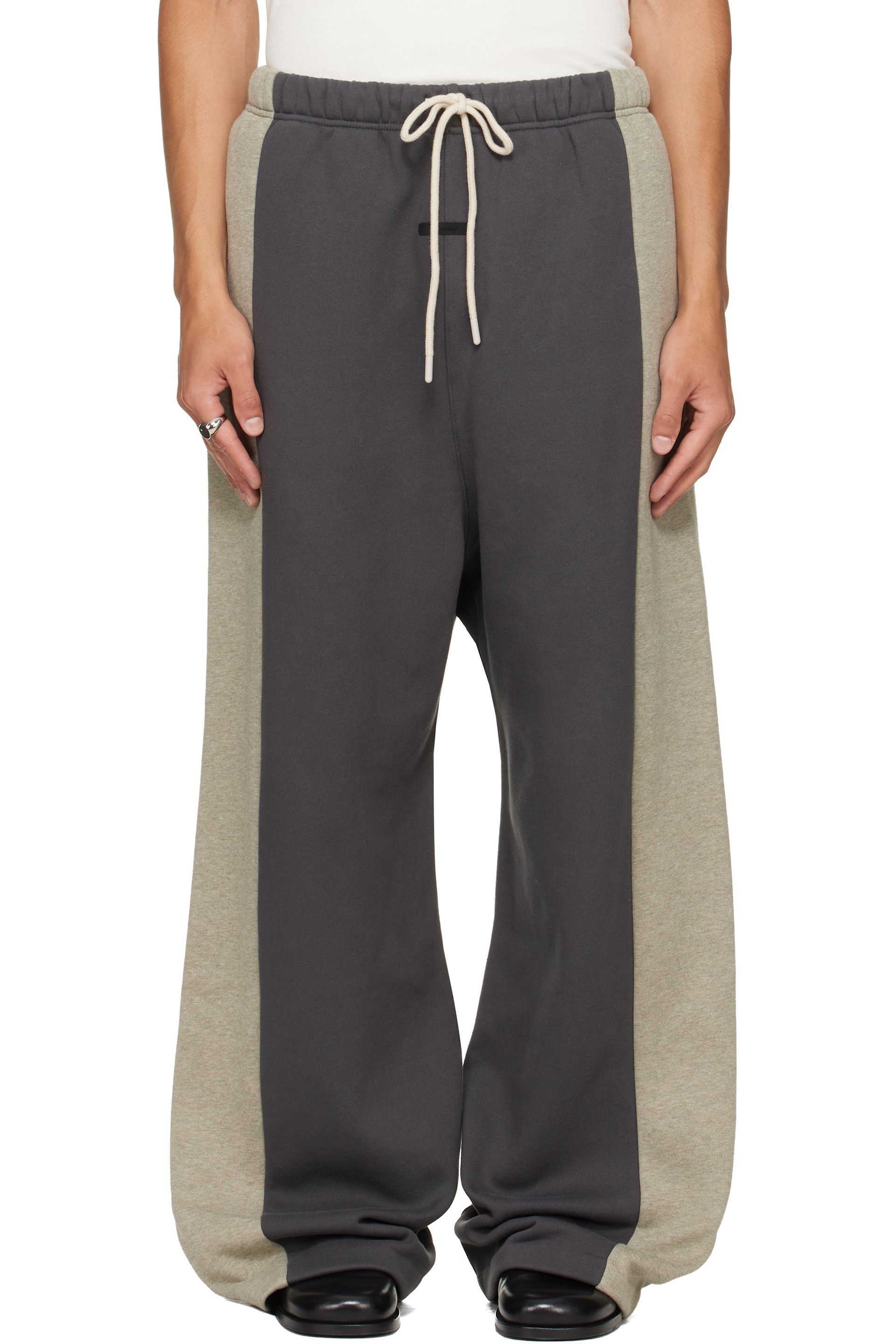 Fear of God ESSENTIALS - Gray Paneled Lounge Sweatpants