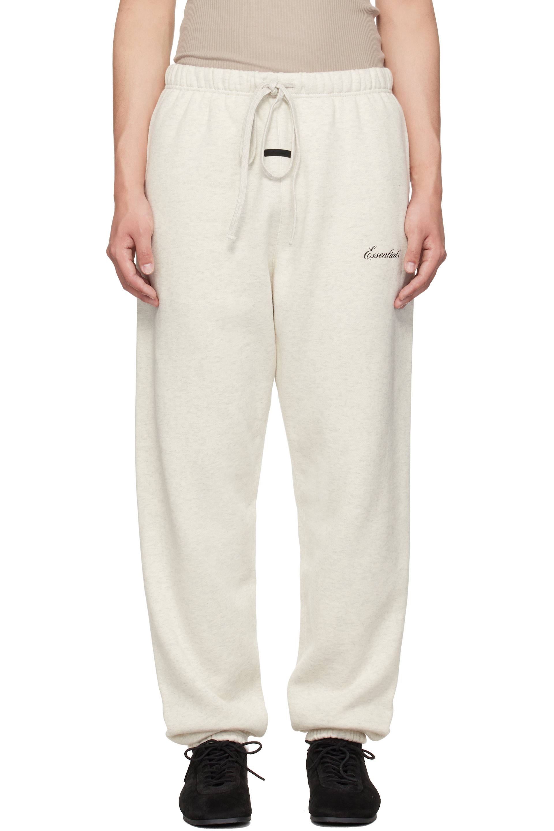 Fear of God ESSENTIALS - Pantalon de survêtement blanc cassé