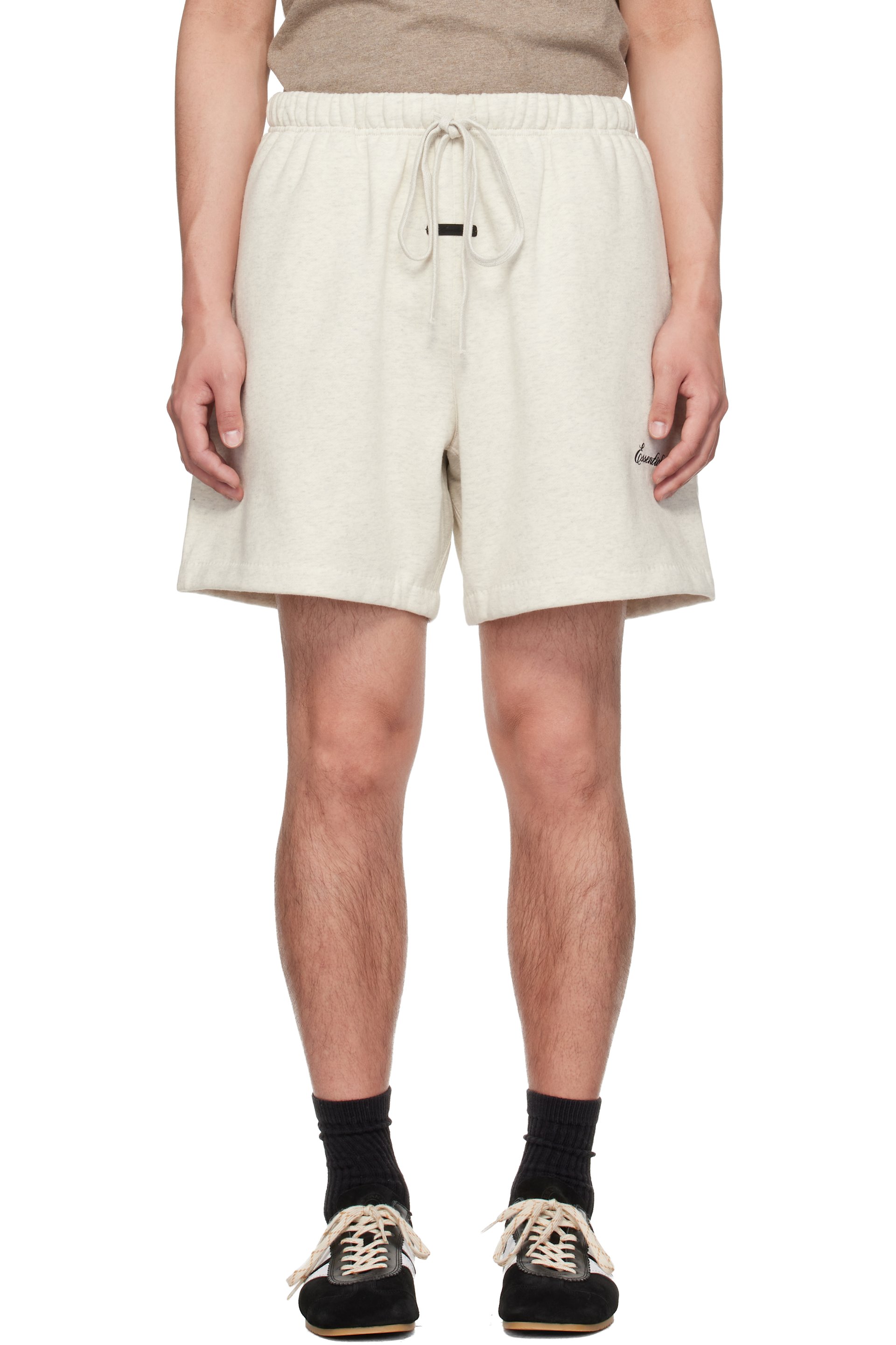 Fear of God ESSENTIALS - Short de survêtement blanc cassé