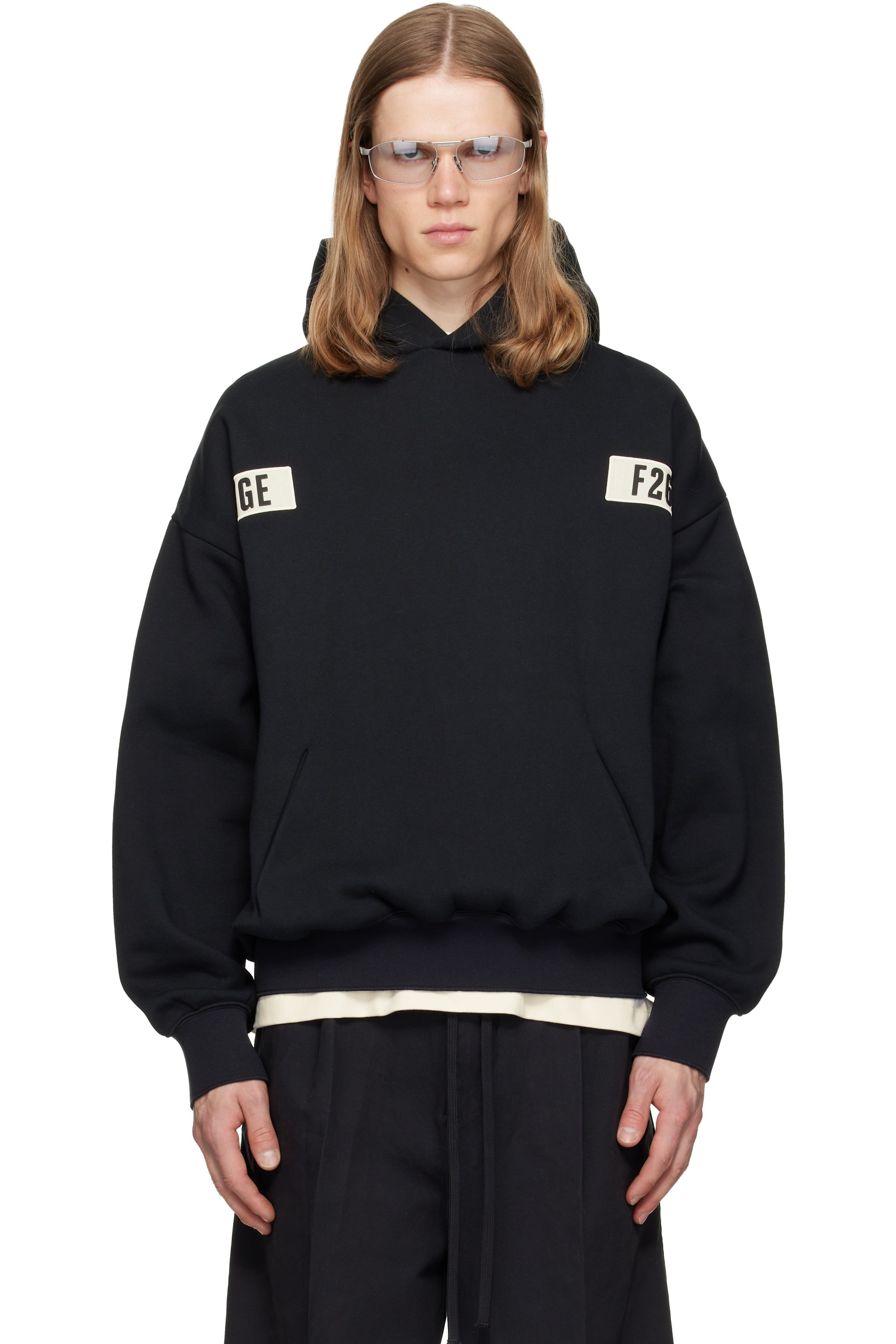 Fear of God ESSENTIALS - Black 90s Hoodie