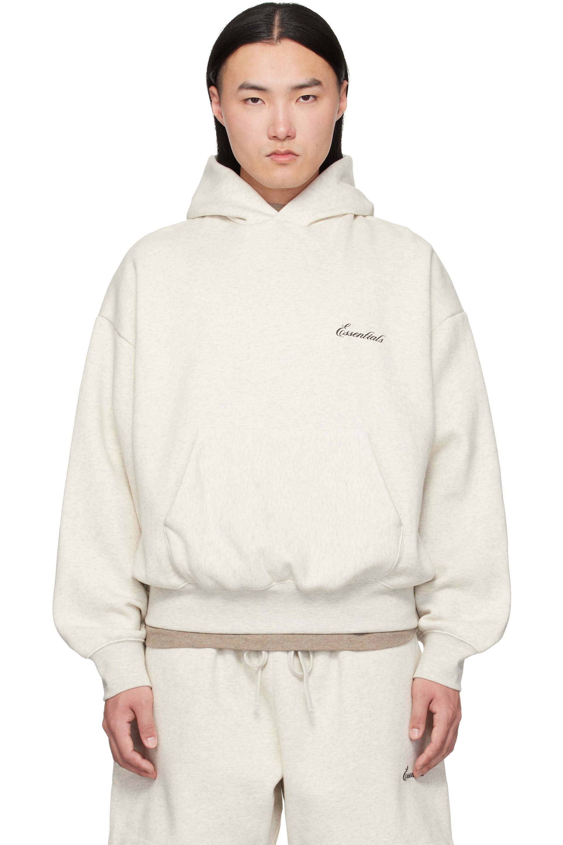 Fear of God ESSENTIALS - Off-White Classic Hoodie