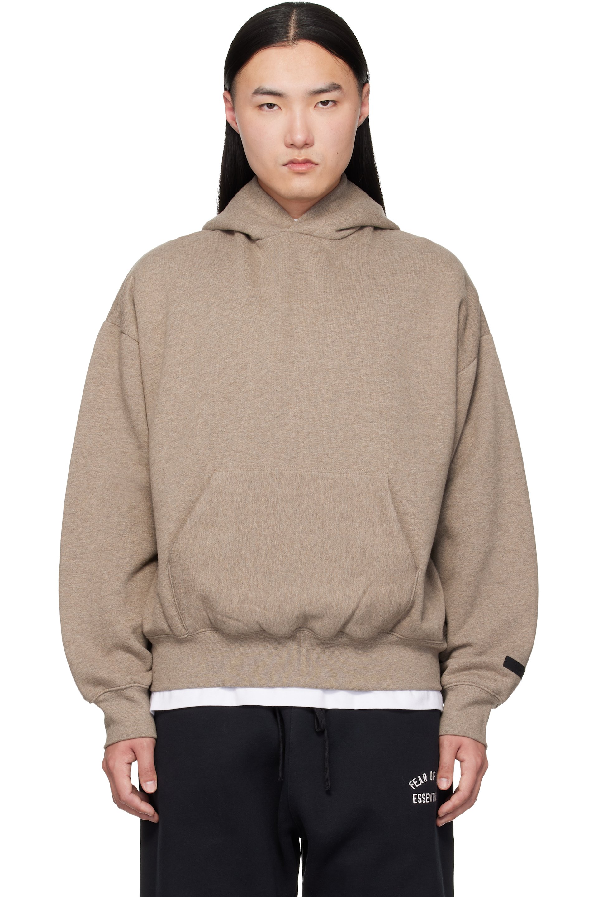 Fear of God ESSENTIALS - Beige Classic Hoodie