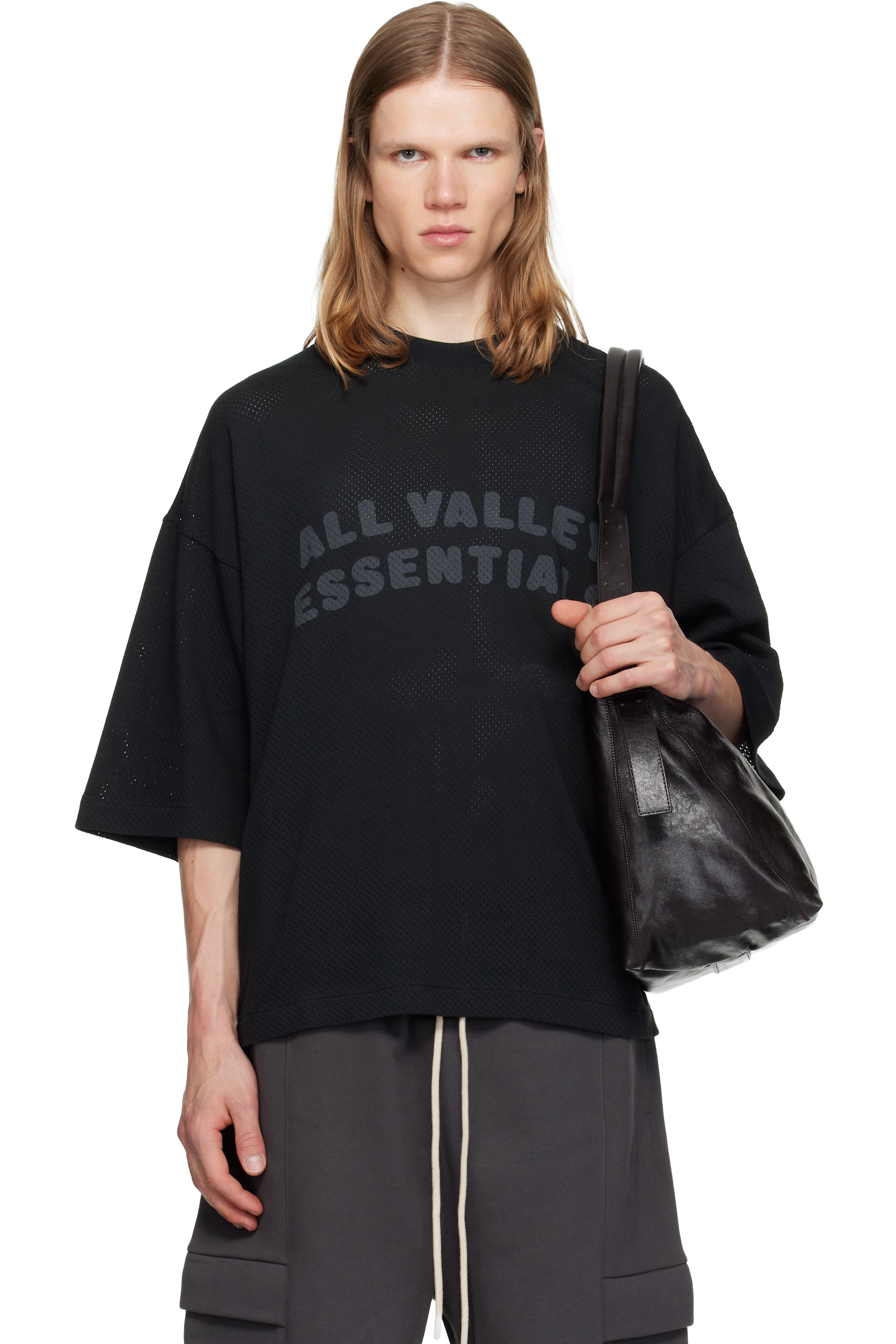 Fear of God ESSENTIALS - Black Merch T-shirt