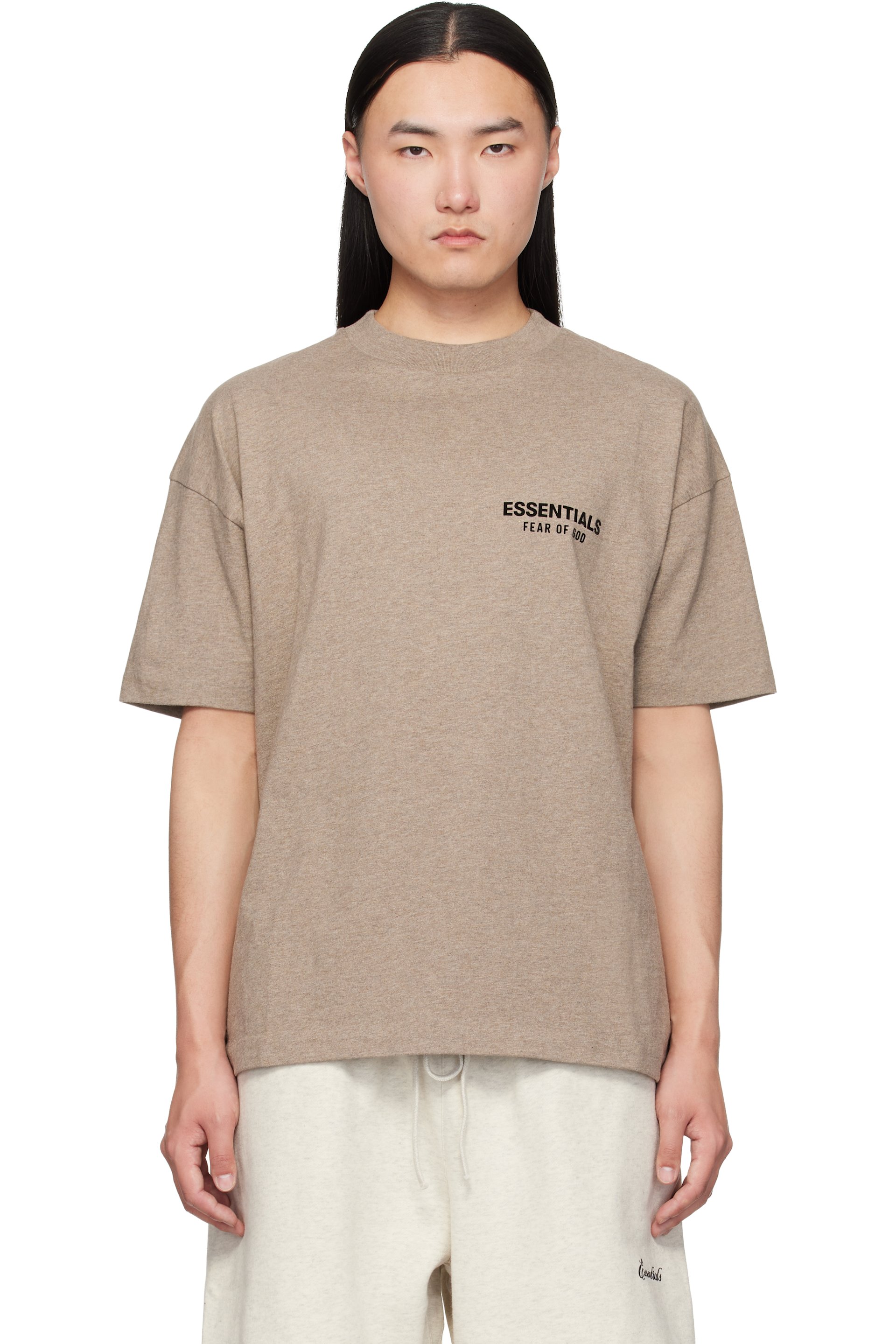 Fear of God ESSENTIALS - Beige Classic T-shirt