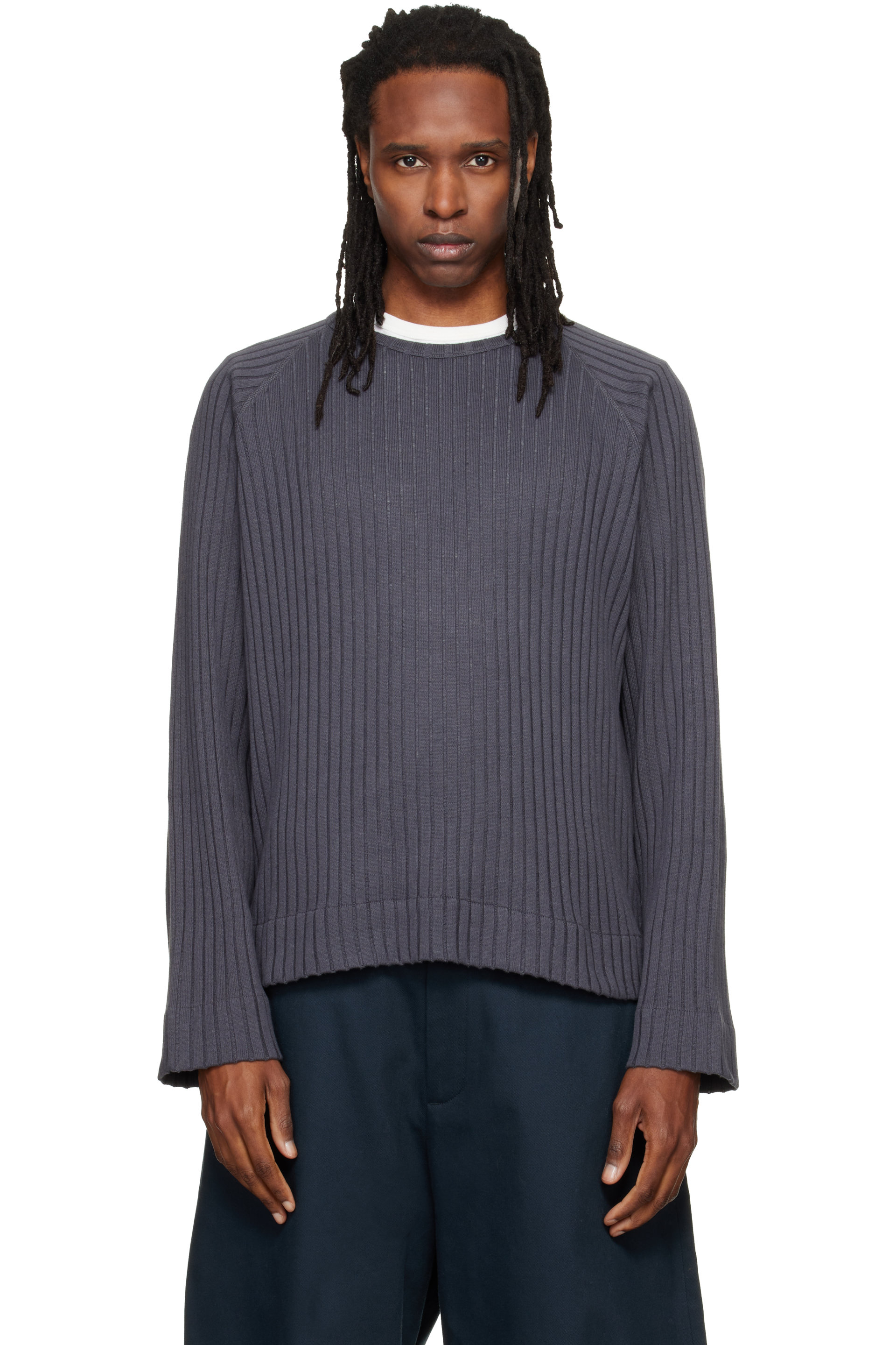 YMC - 灰色 C86 Raglan T 恤