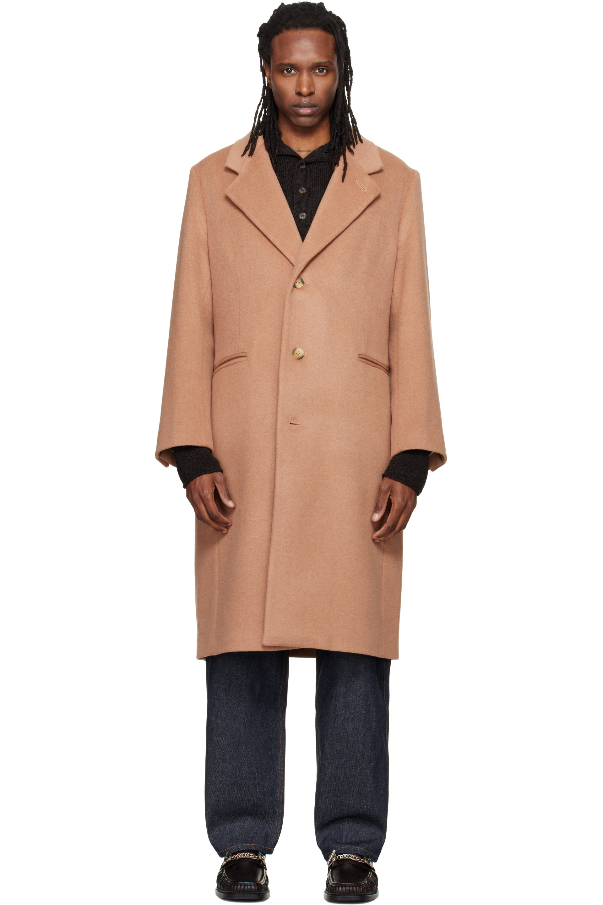Carter Young - Tan Cashmere Hewitt Coat