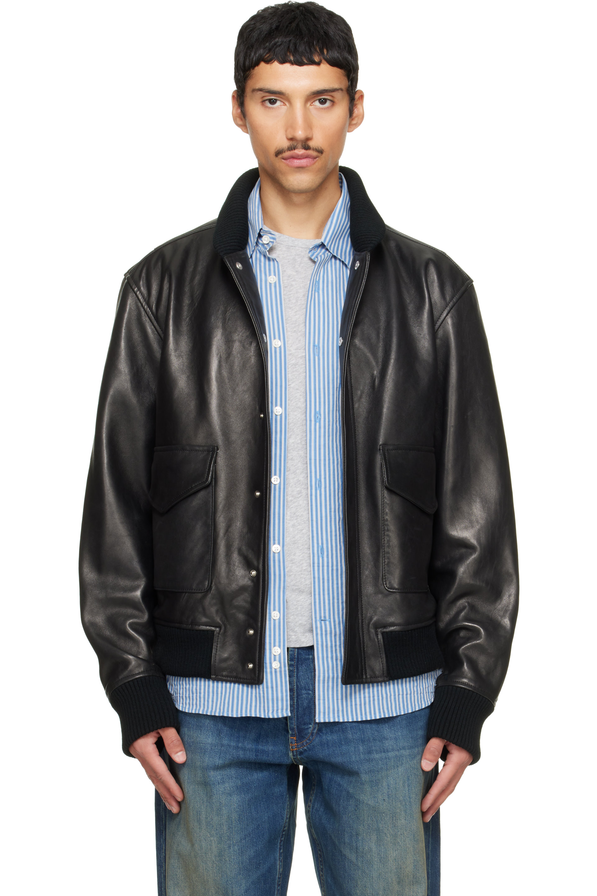 Carter Young - Black Murphy Leather Jacket