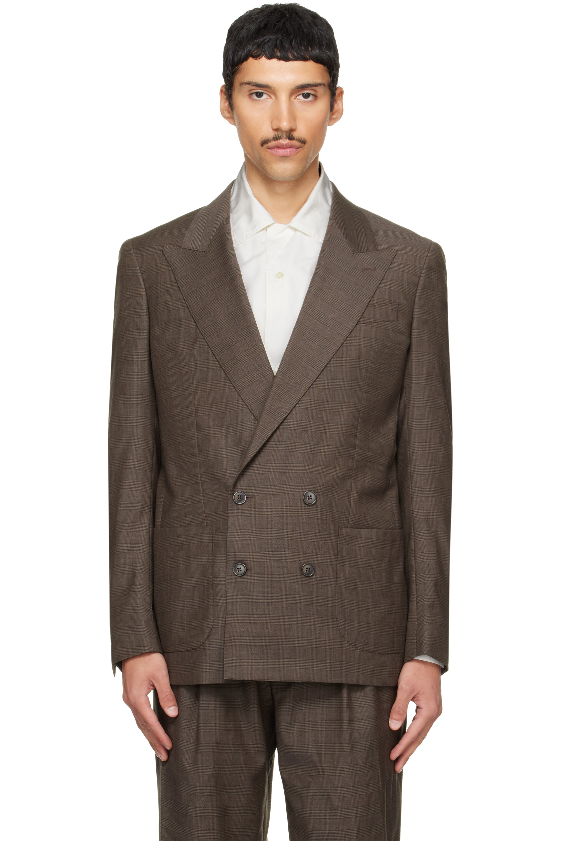 Carter Young - Brown Kirk Unstructured Blazer