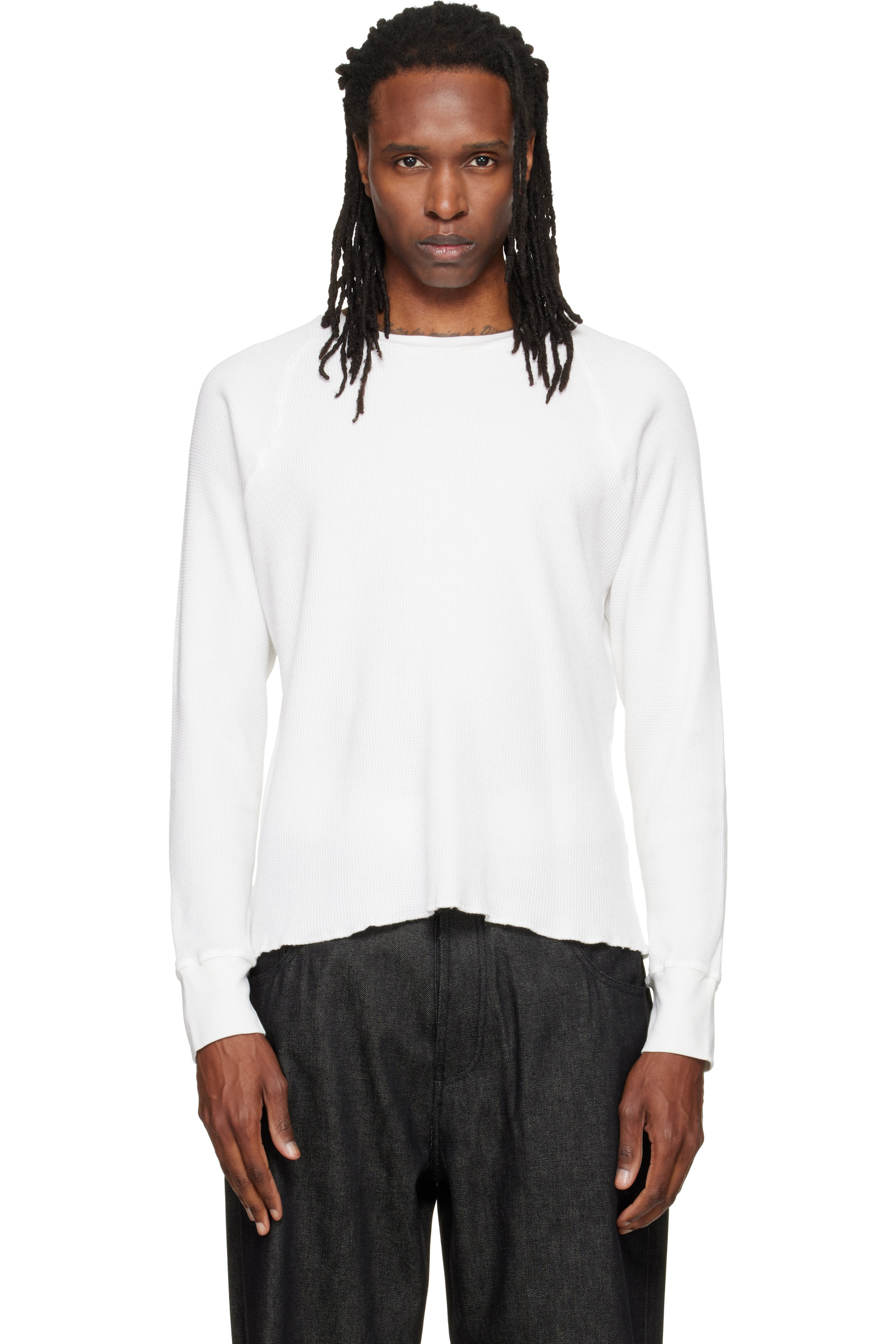 Carter Young - White Western Thermal T-shirt